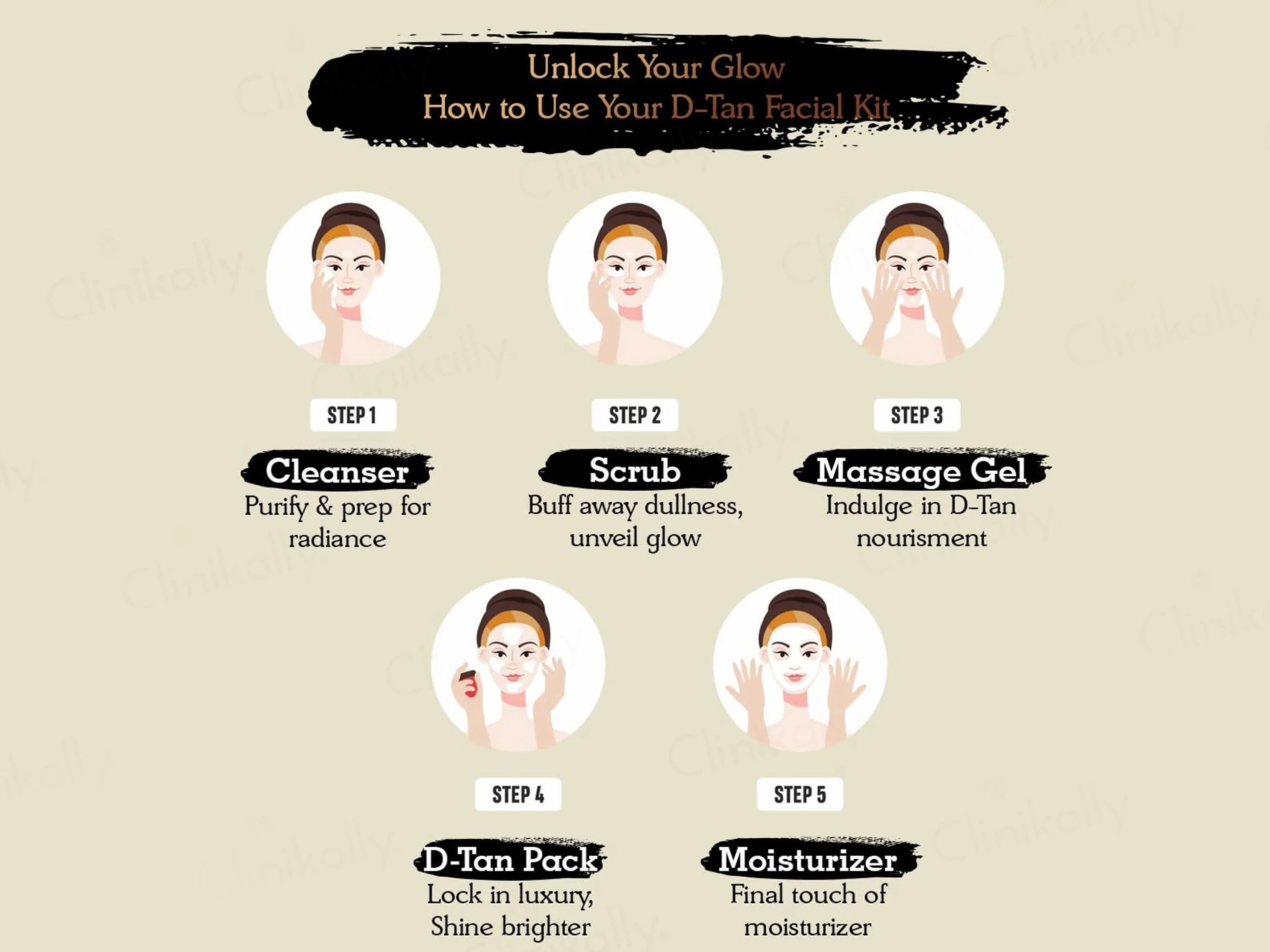 Oxyglow D-Tan Facial Kit - Image 3