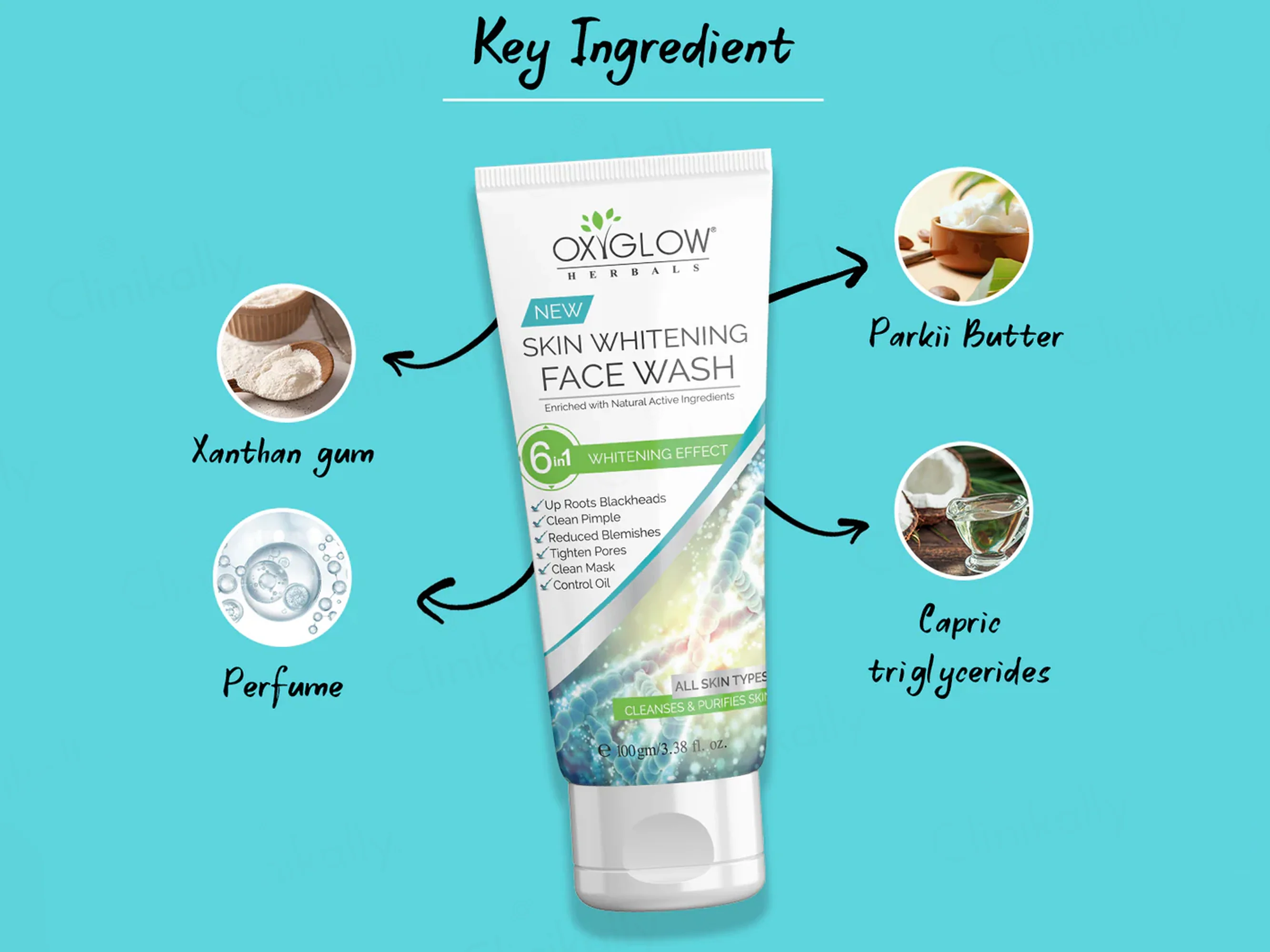 Oxyglow Skin Whitening Facewash - Image 4