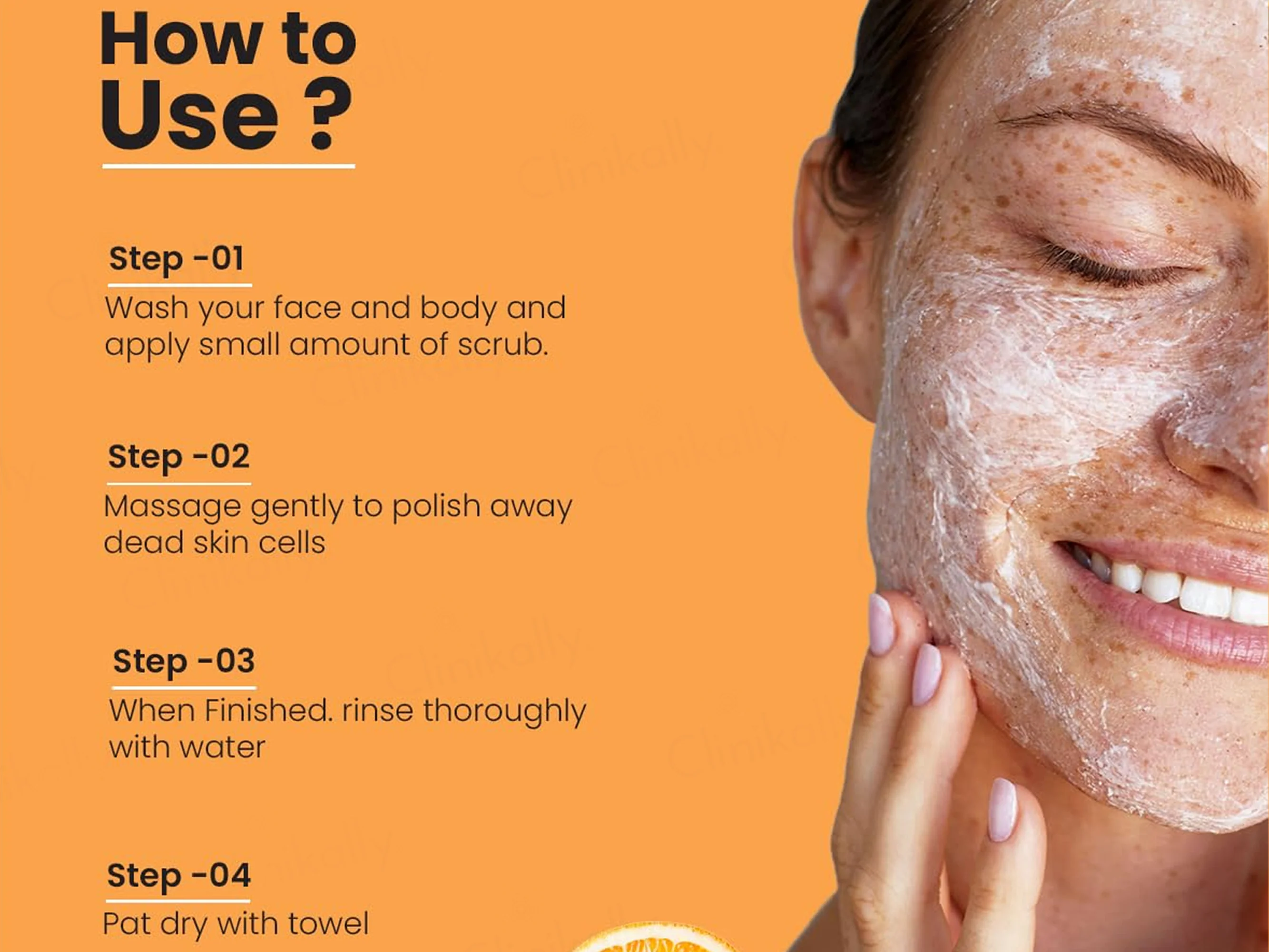 Oxyglow Vitamin C Face Scrub - Image 3