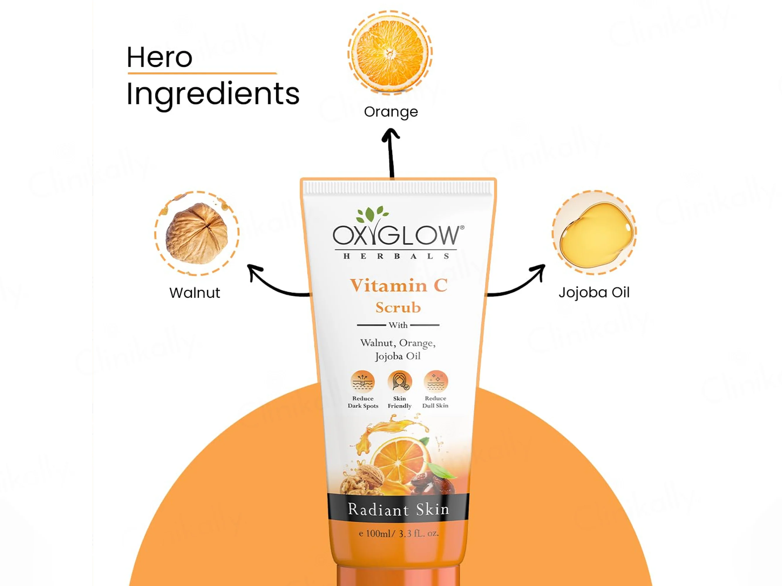 Oxyglow Vitamin C Face Scrub - Image 4