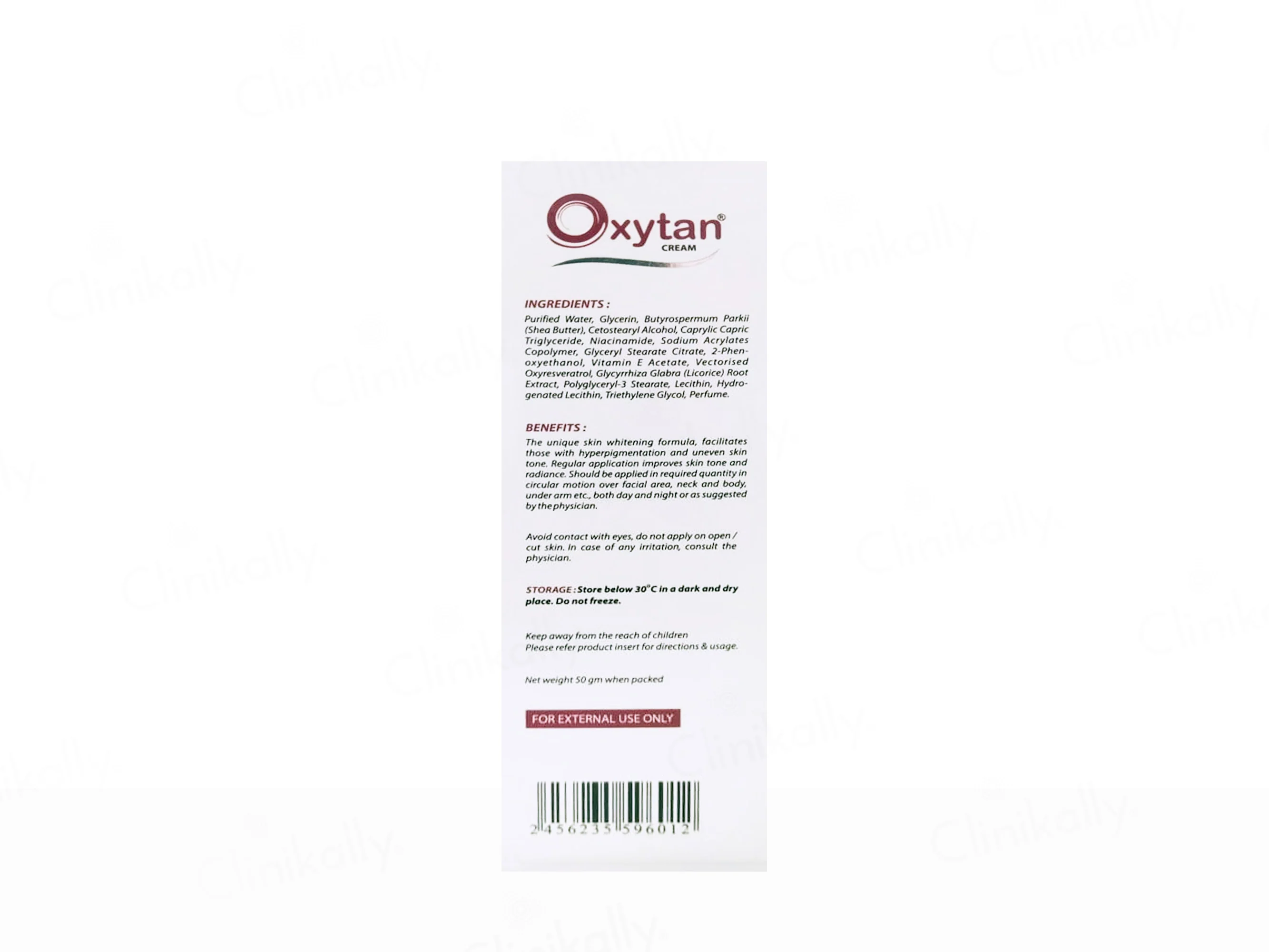 Oxytan Skin Brightening & Lightening Cream - Image 2
