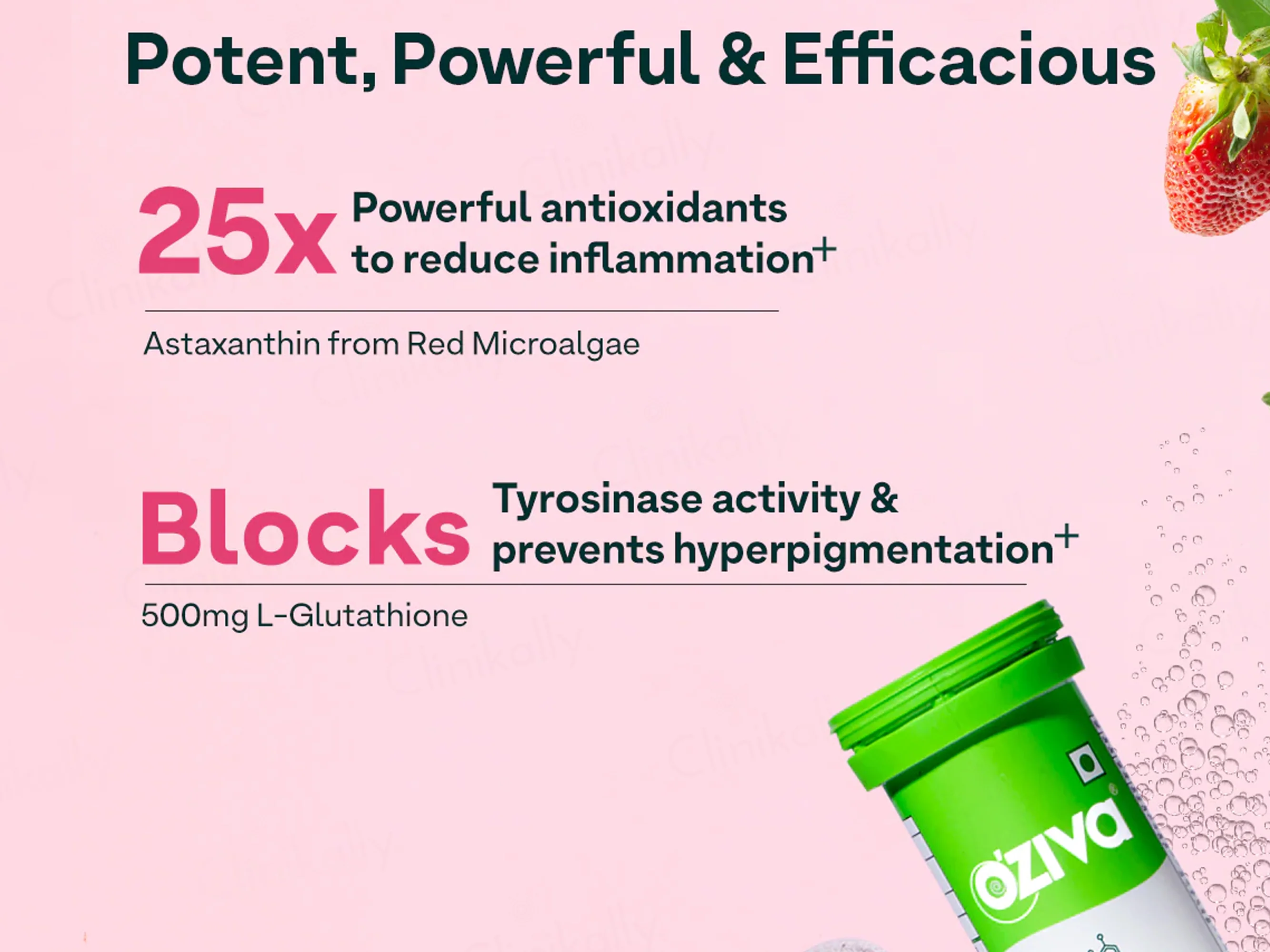 OZiva Bioactive Gluta L-Glutathione Nutraceutical Effervescent Tablet - Image 8