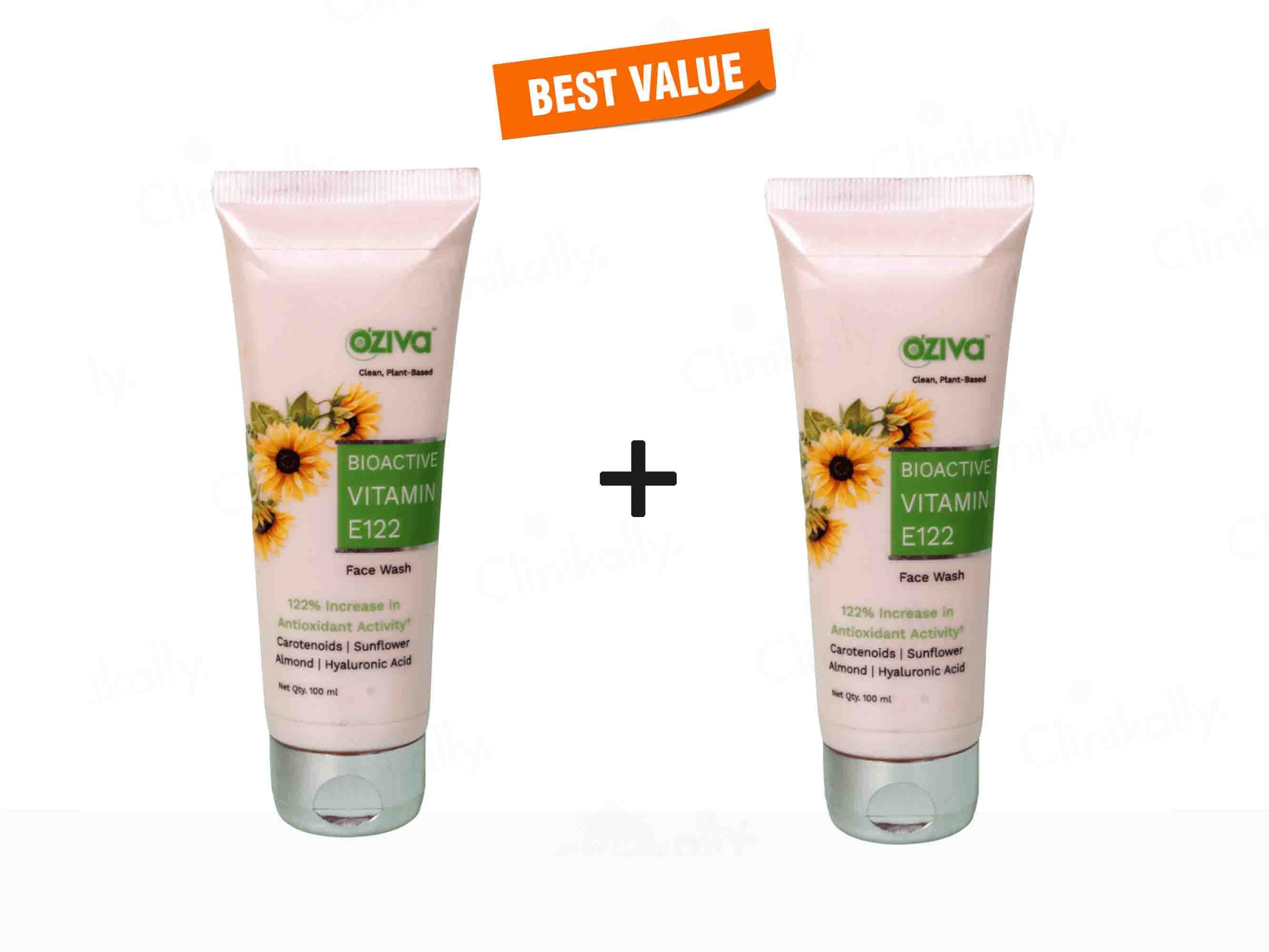 OZiva Bioactive Vitamin E122 Gel Face Wash - Image 4