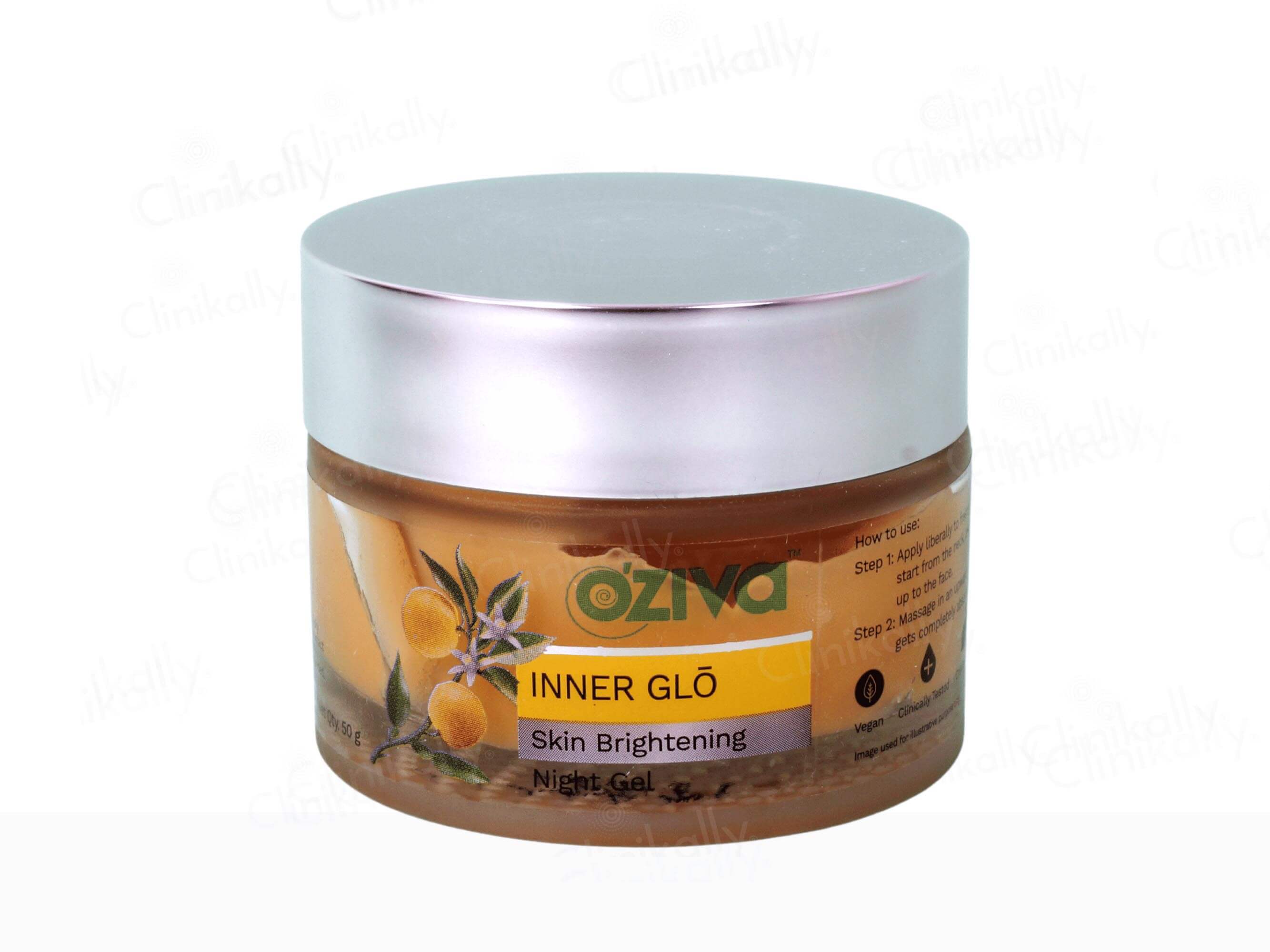 OZiva Inner Glo Skin Brightening Night Gel - Image 2