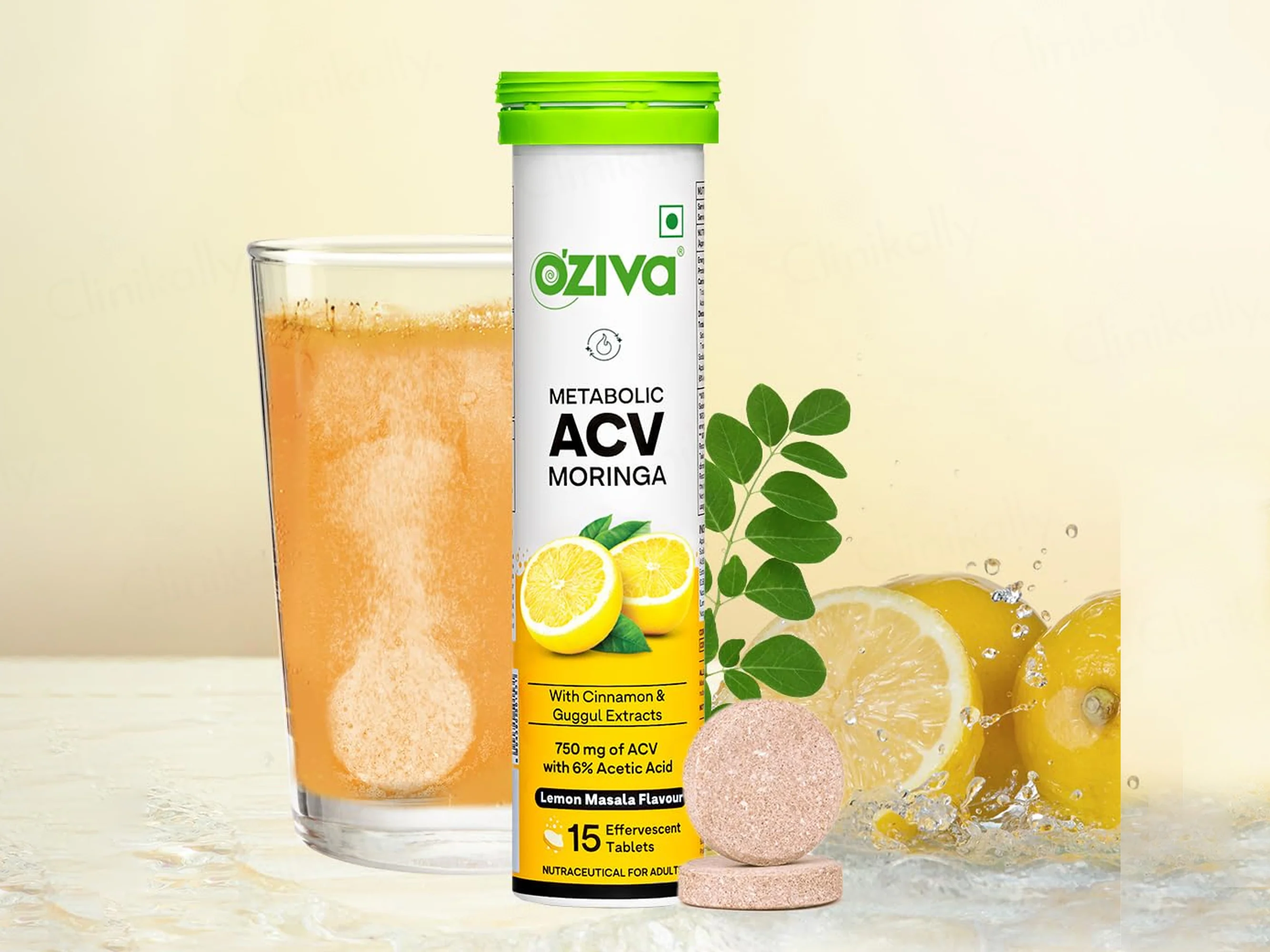 OZiva Metabolic ACV Moringa Effervescent Tablet - Image 8