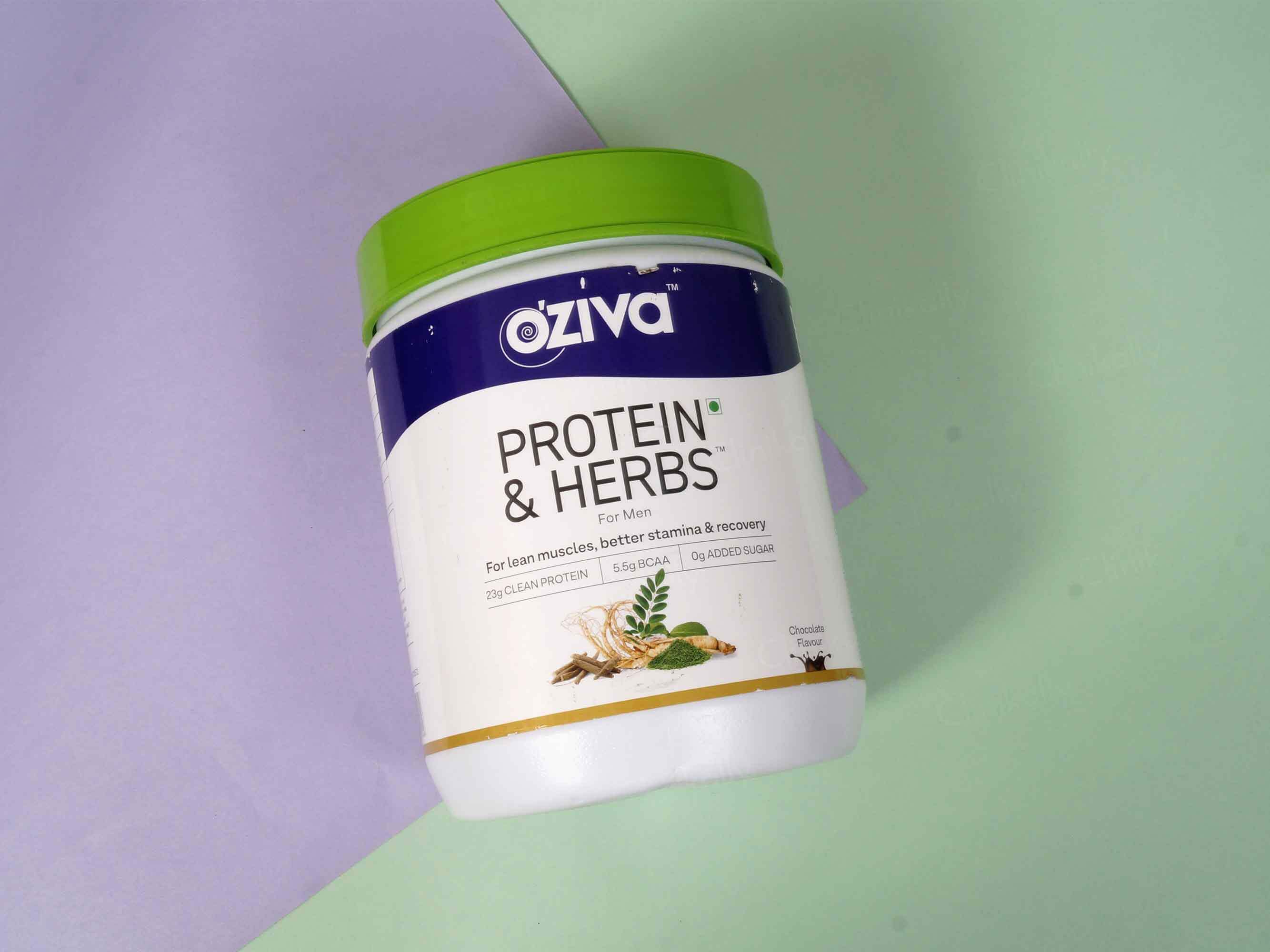 OZiva Protein & Herbs For Men- Chocolate Flavour - Image 4