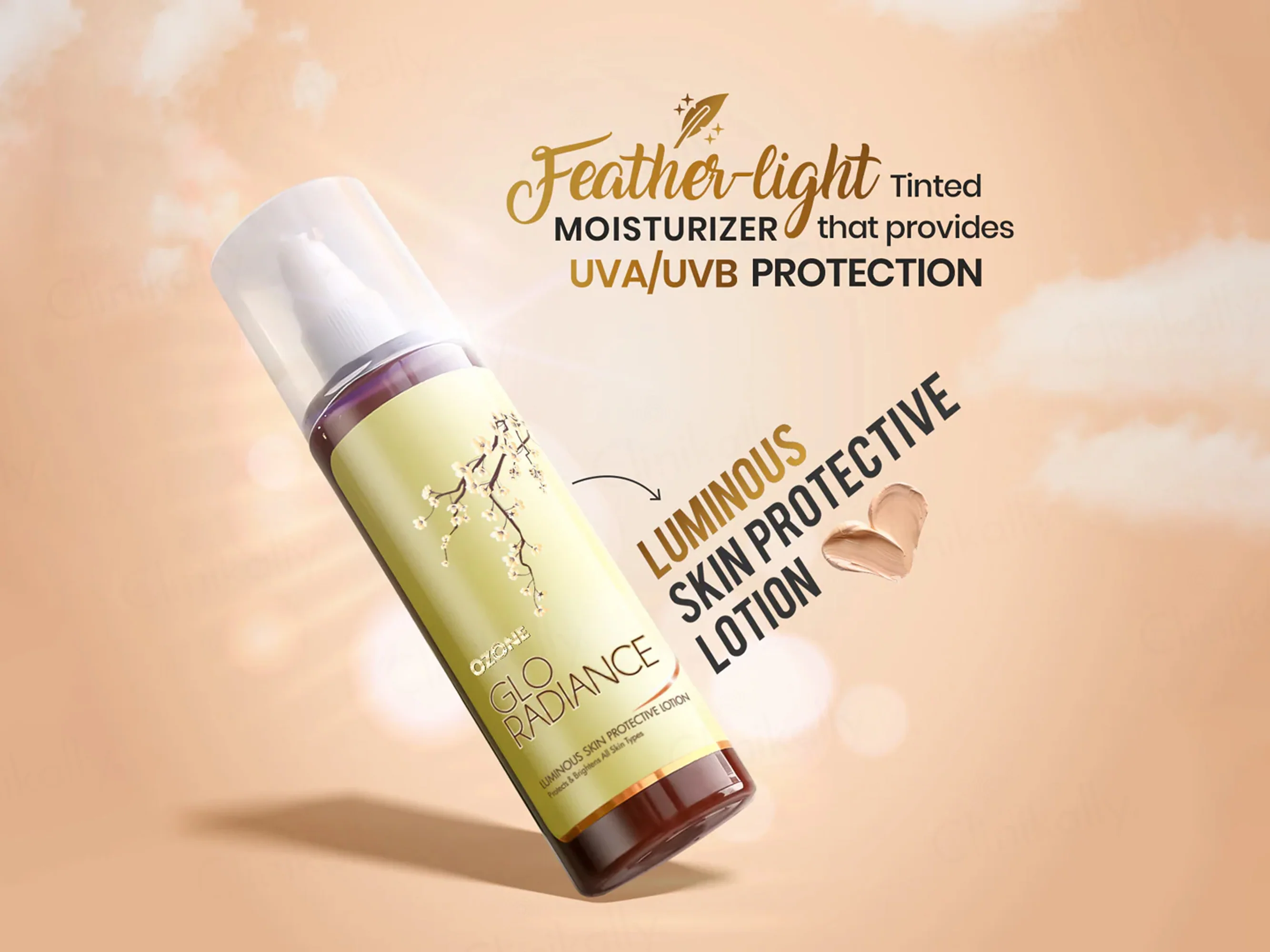 Ozone Glo Radiance Luminous Skin Protective Lotion - Image 2