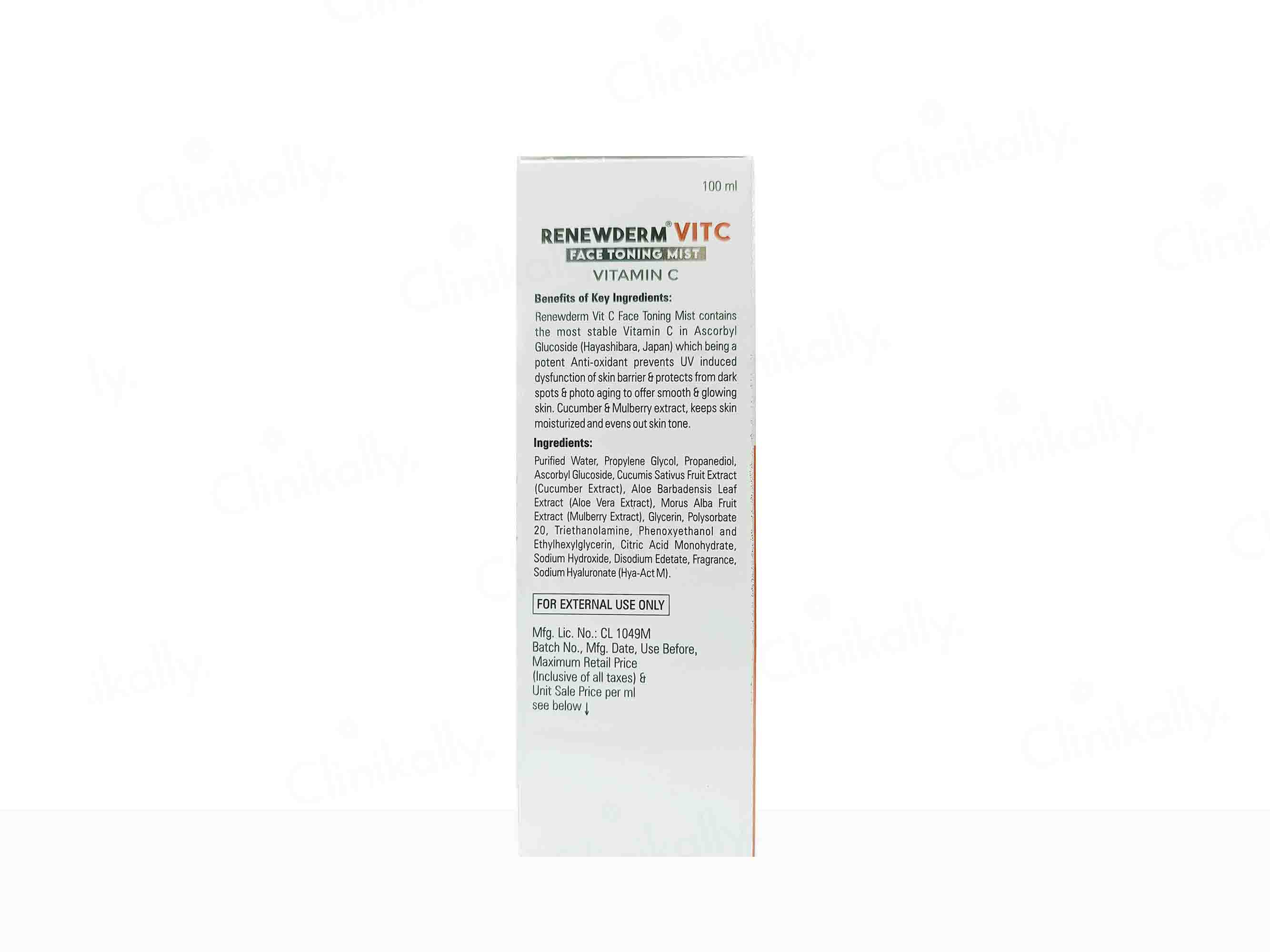 Palsons Renewderm Vit C Face Toning Mist - Image 3