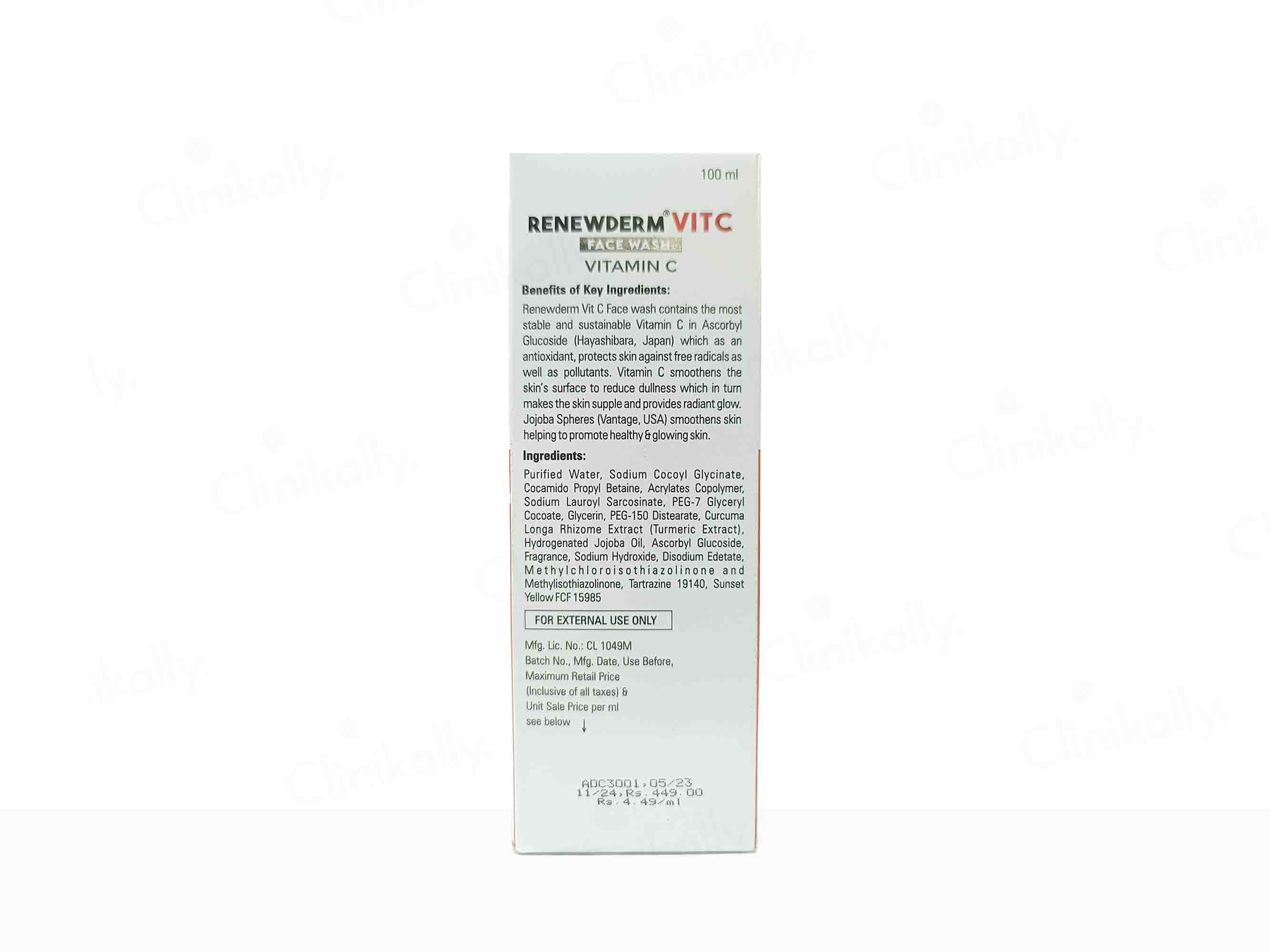 Palsons Renewderm Vit C Face Wash - Image 3