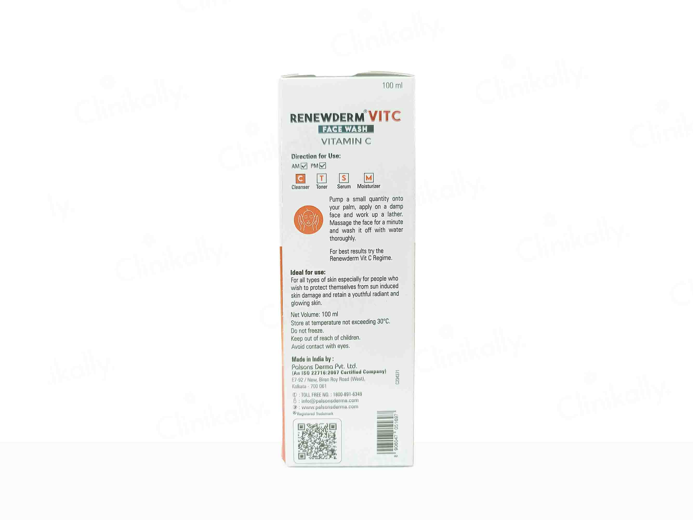 Palsons Renewderm Vit C Face Wash - Image 4