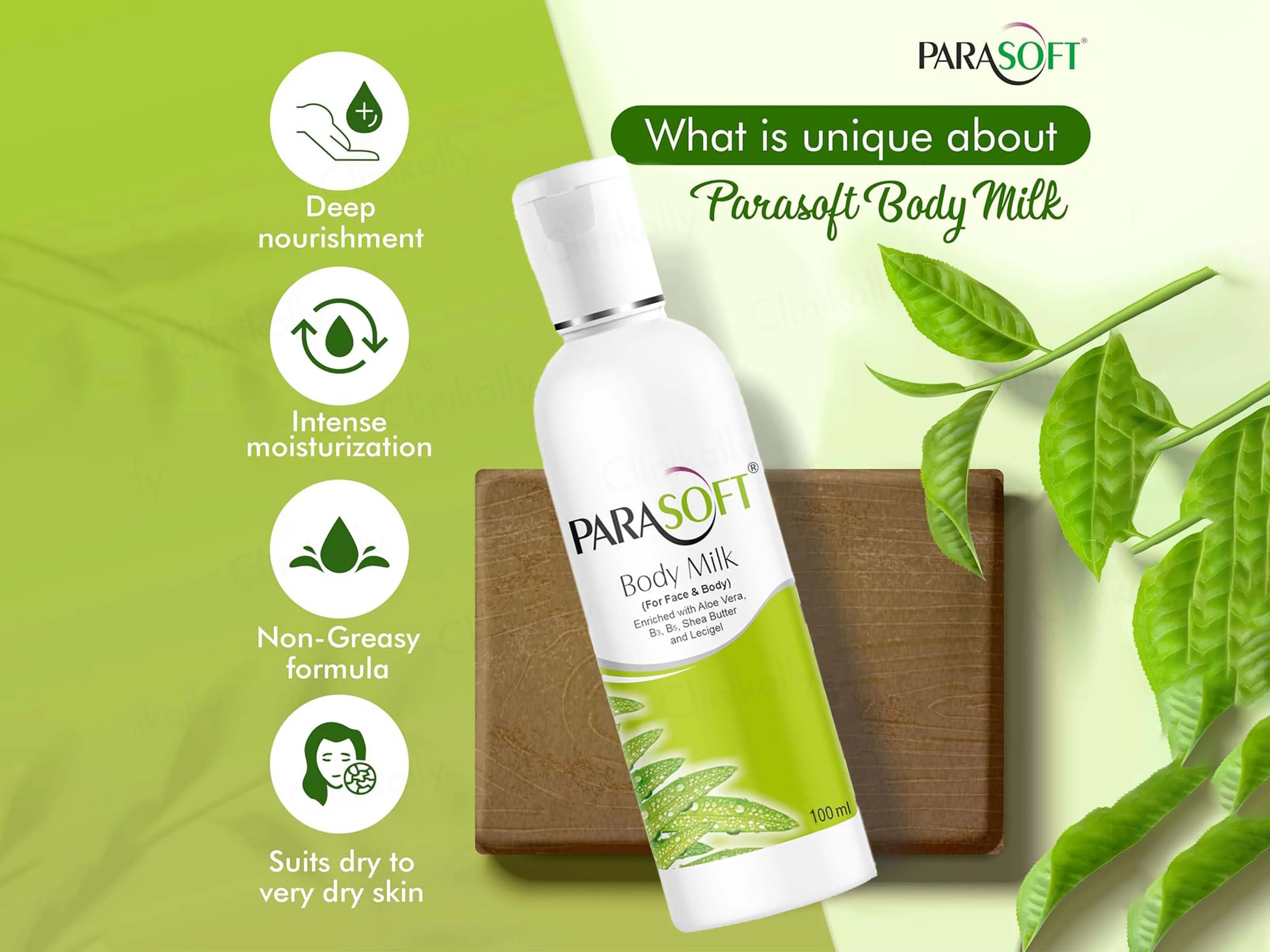 Parasoft Body Milk Lotion For Face & Body - Image 4