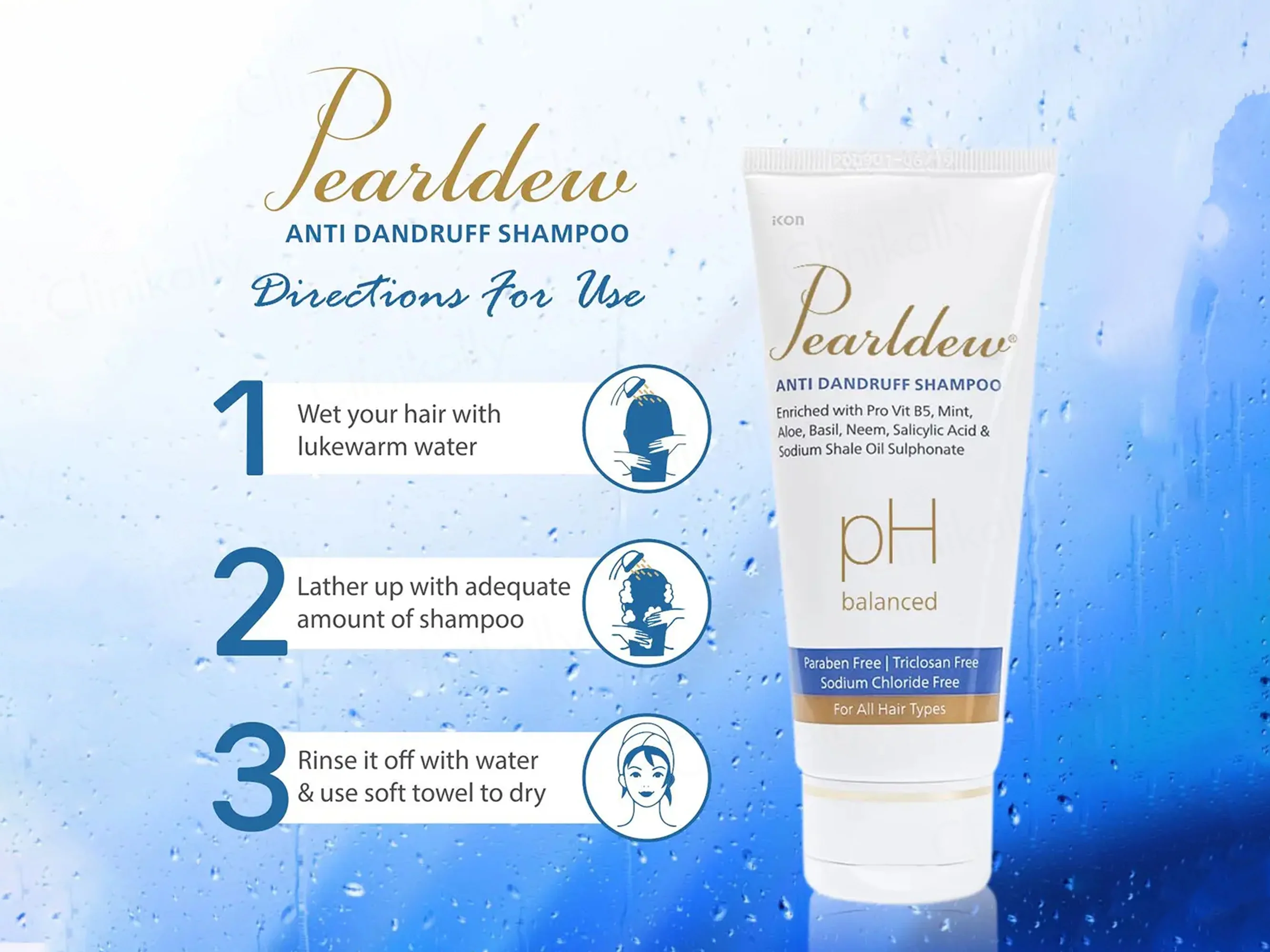 Pearldew pH Balanced Anti Dandruff Shampoo - Image 5