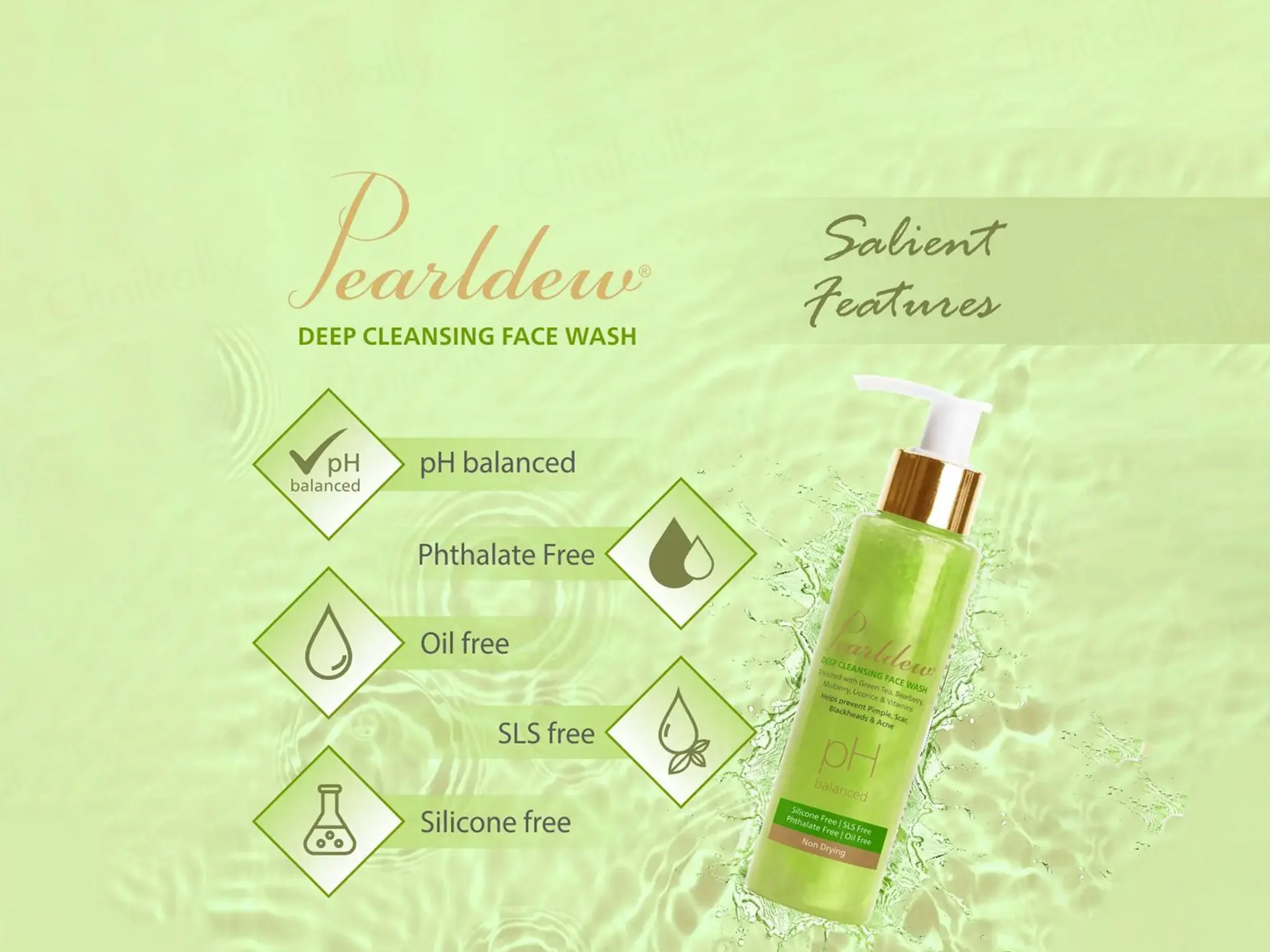 Pearldew pH Balanced Deep Cleansing Face Wash - Image 3