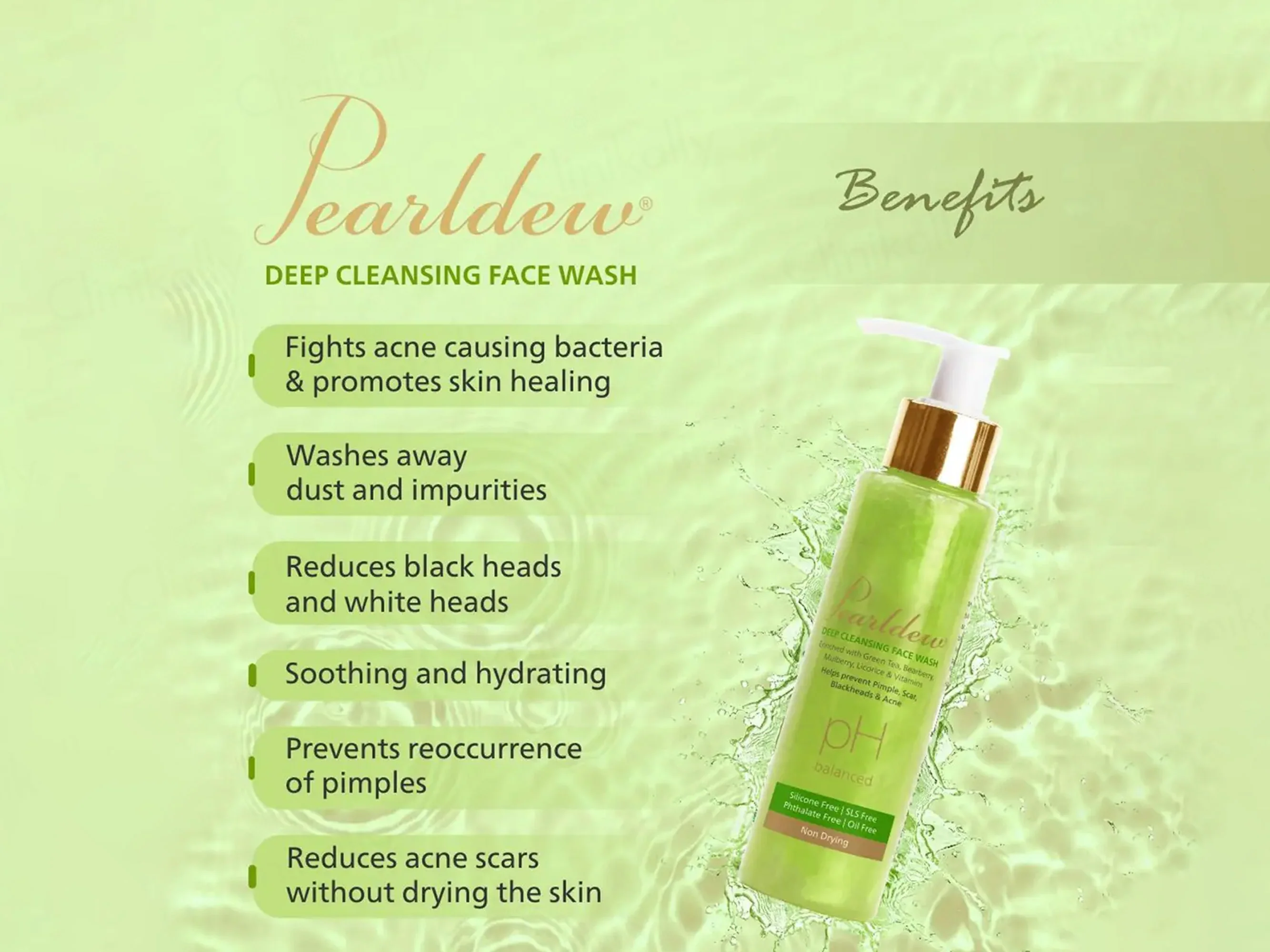 Pearldew pH Balanced Deep Cleansing Face Wash - Image 4