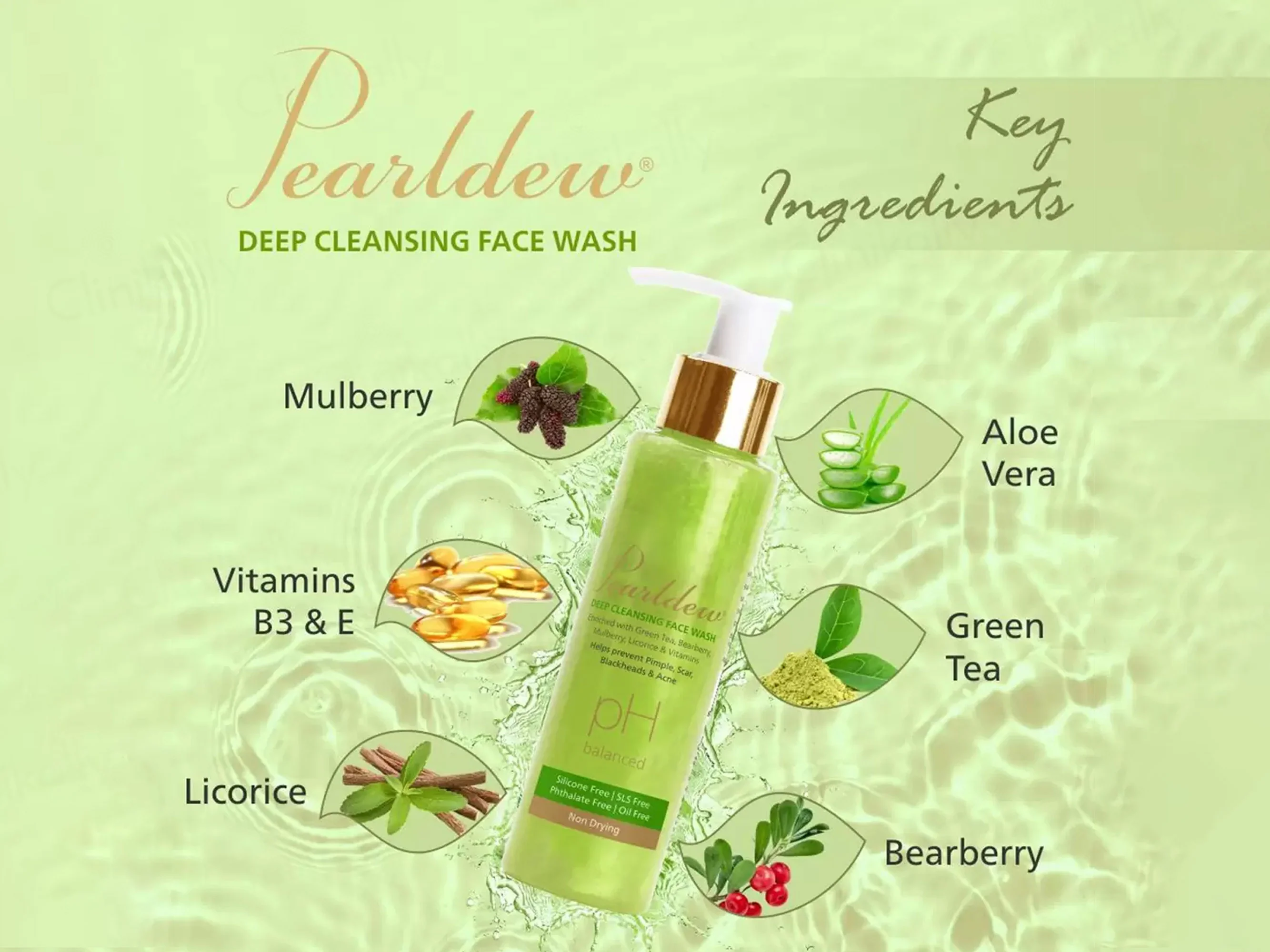 Pearldew pH Balanced Deep Cleansing Face Wash - Image 6