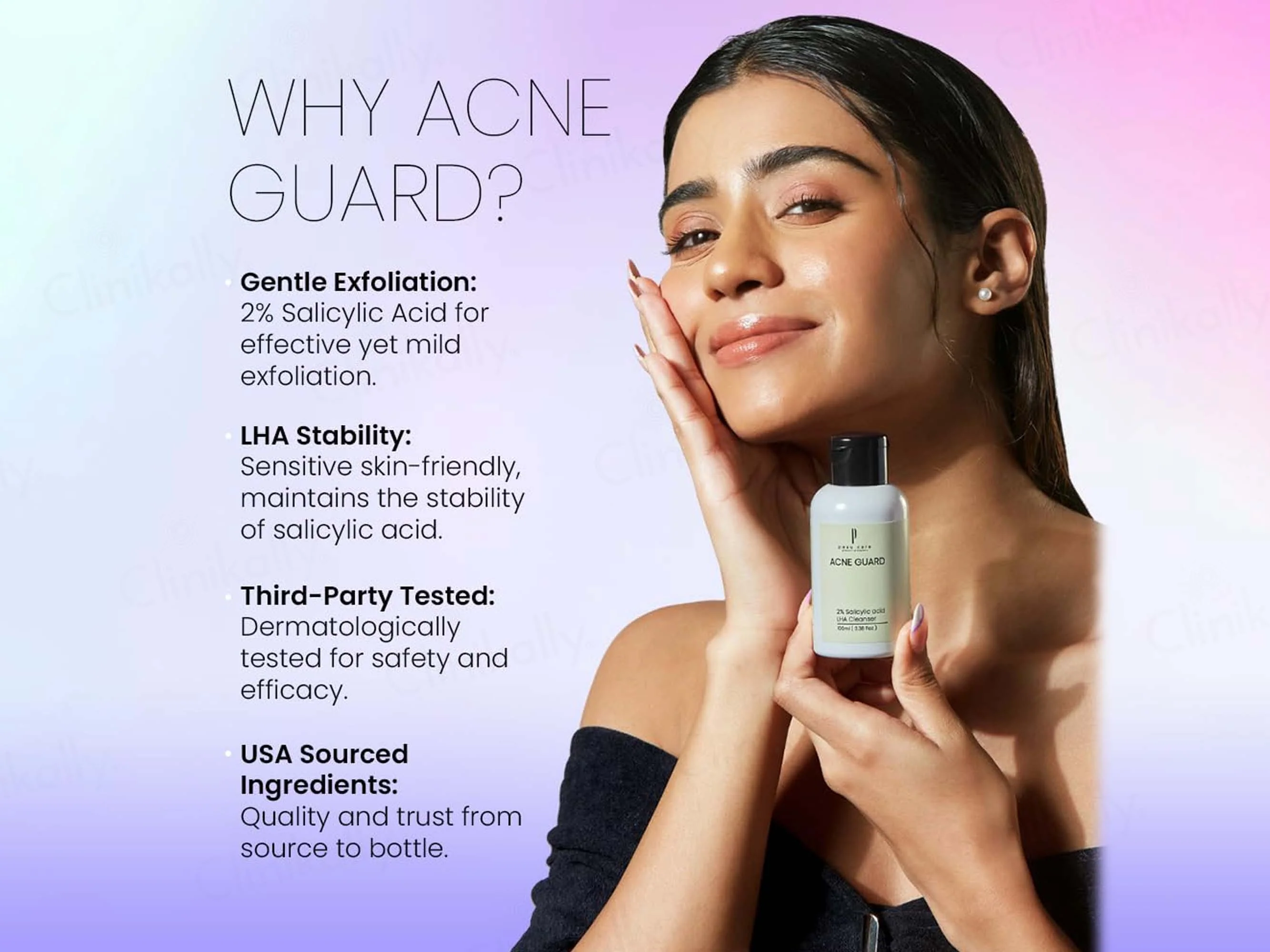 Peau Care Acne Guard 2% Salicylic Acid Cleanser - Image 3