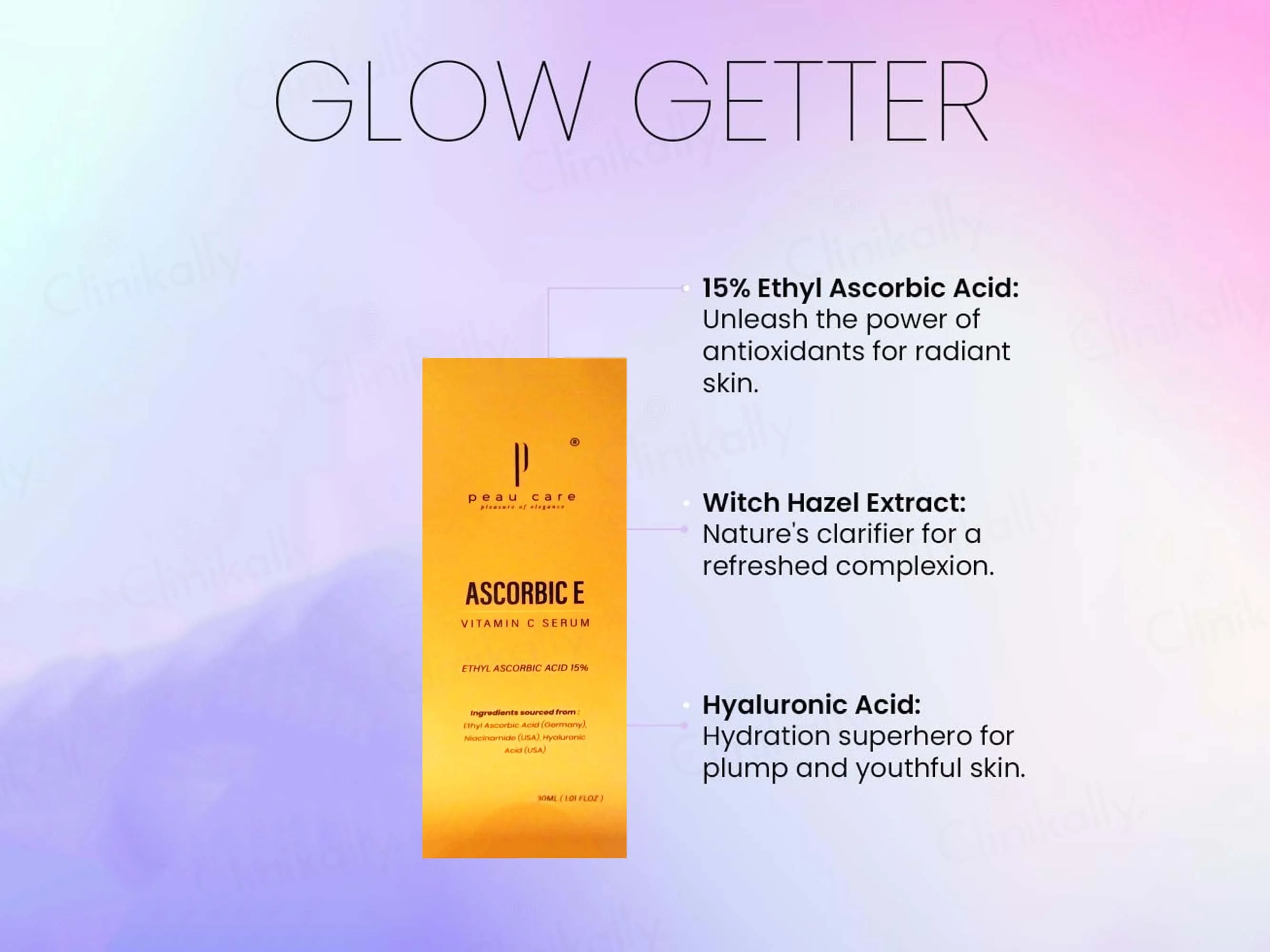 Peau Care Ascorbic E Vitamin C Serum - Image 2