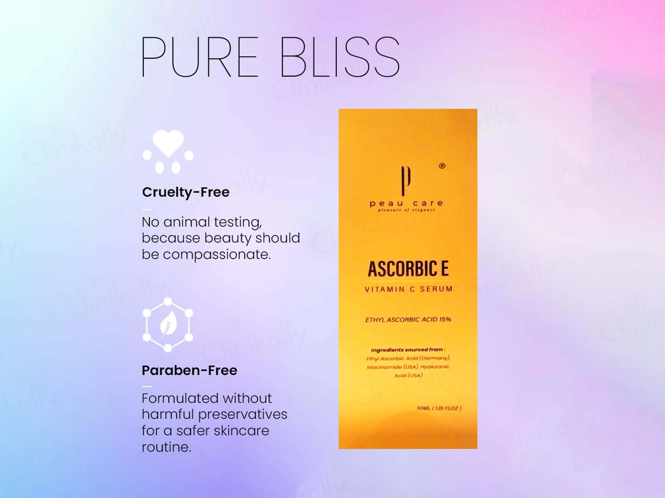 Peau Care Ascorbic E Vitamin C Serum - Image 4