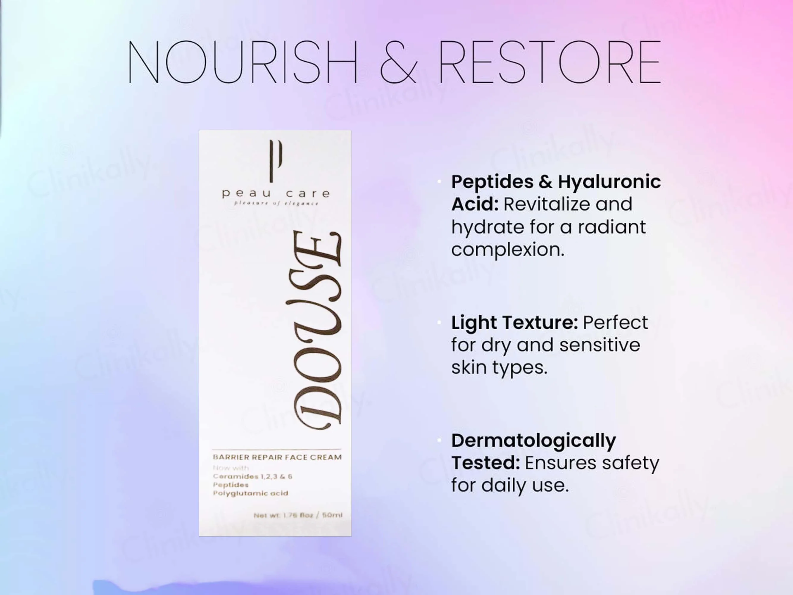 Peau Care Douse Barrier Repair Face Cream - Image 2