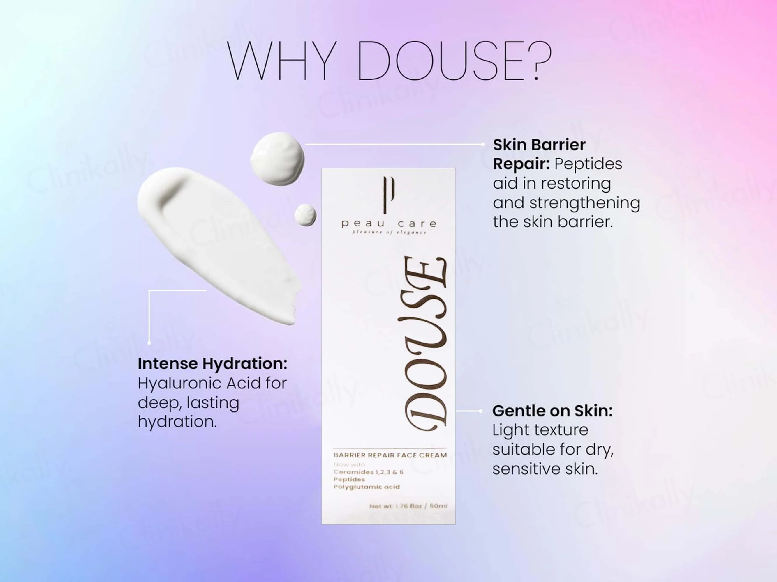 Peau Care Douse Barrier Repair Face Cream - Image 3