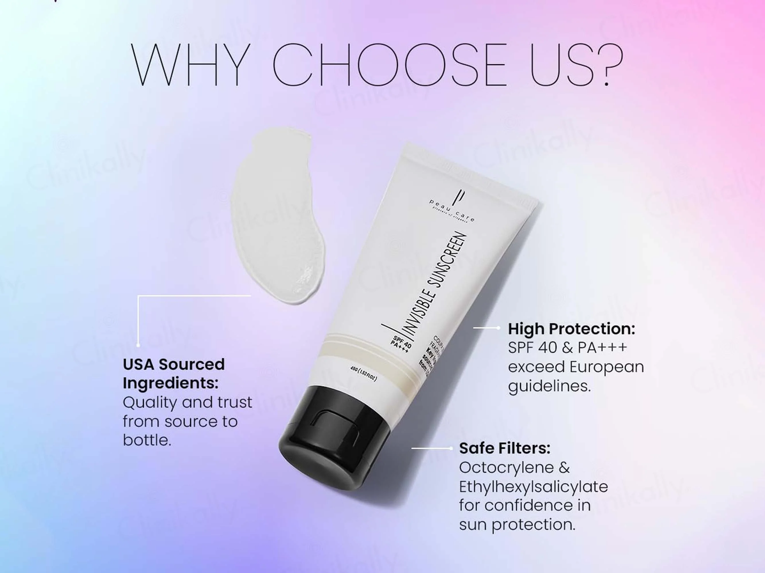 Peau Care Invisible Suncreen SPF 40 PA+++ - Image 4