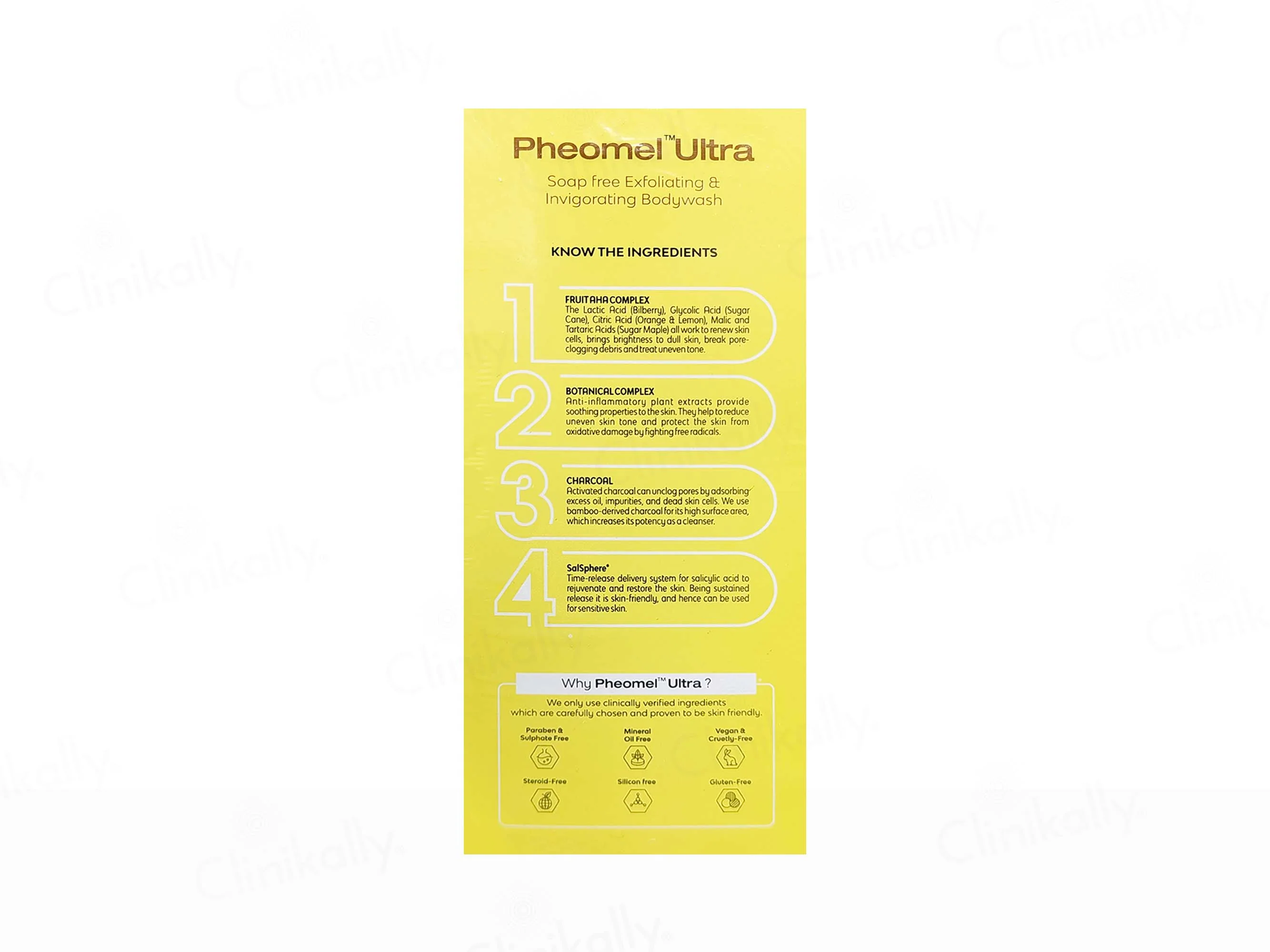 Pheomel Ultra Soap-Free Exfoliating & Invigorating Bodywash - Image 2