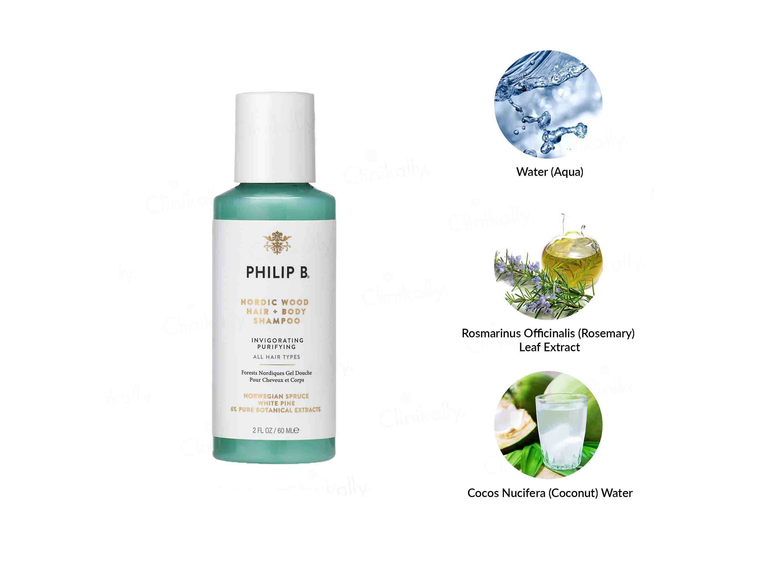 Philip B Nordic Wood Hair + Body Shampoo - Image 2