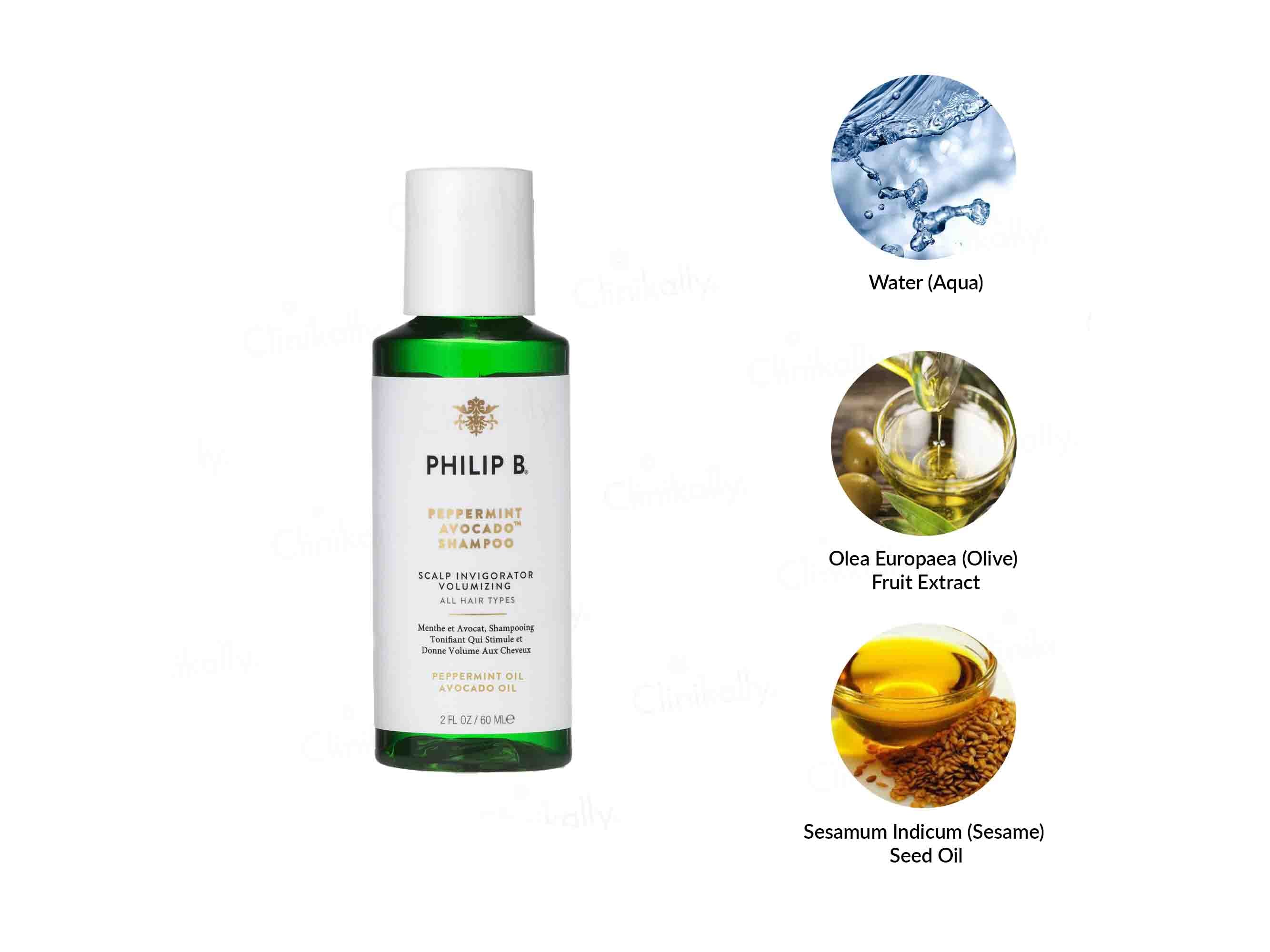 Philip B Peppermint Avocado Shampoo - Image 3