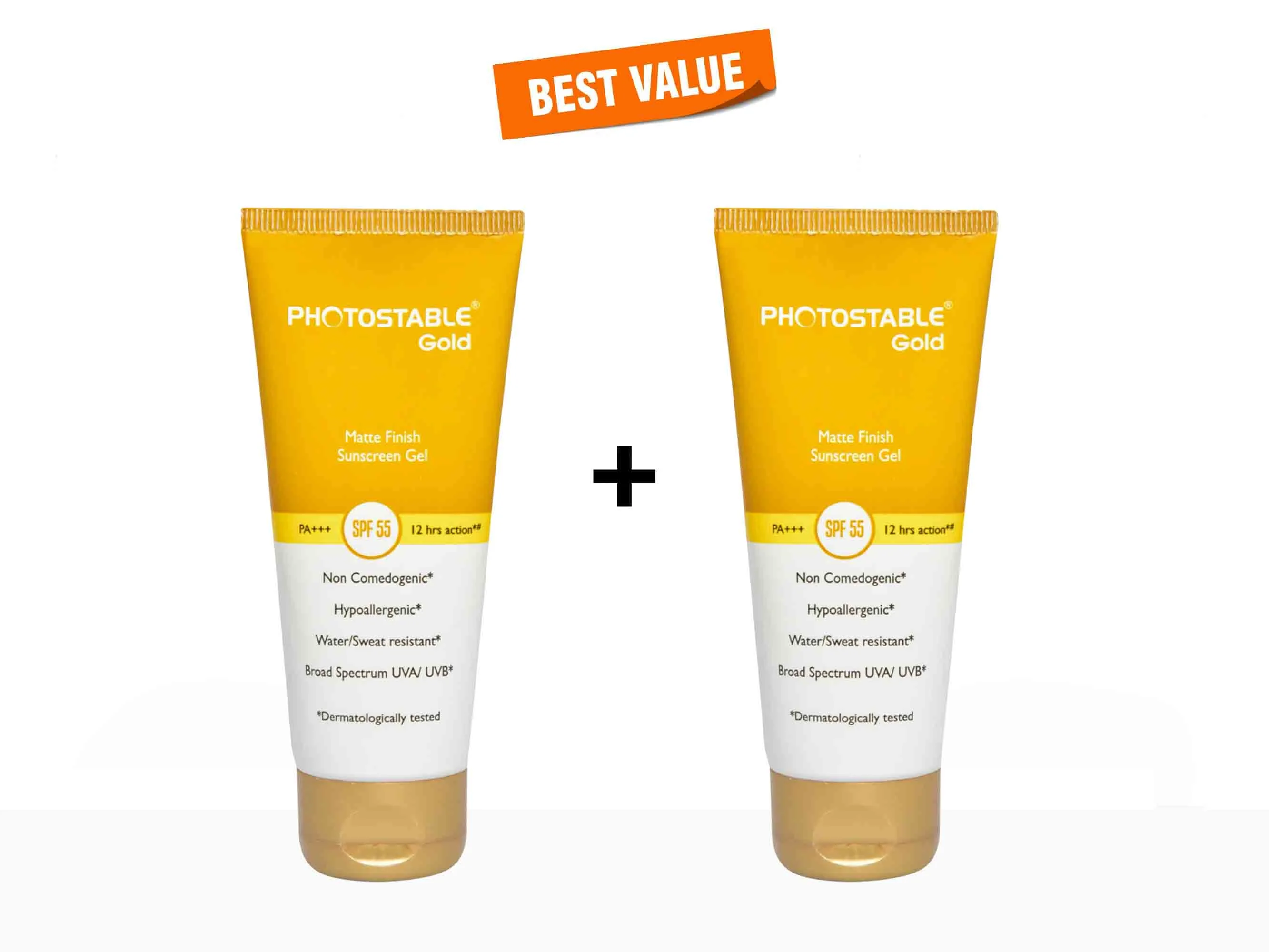 Photostable Gold Matte Finish Sunscreen Gel SPF 55 - Image 6