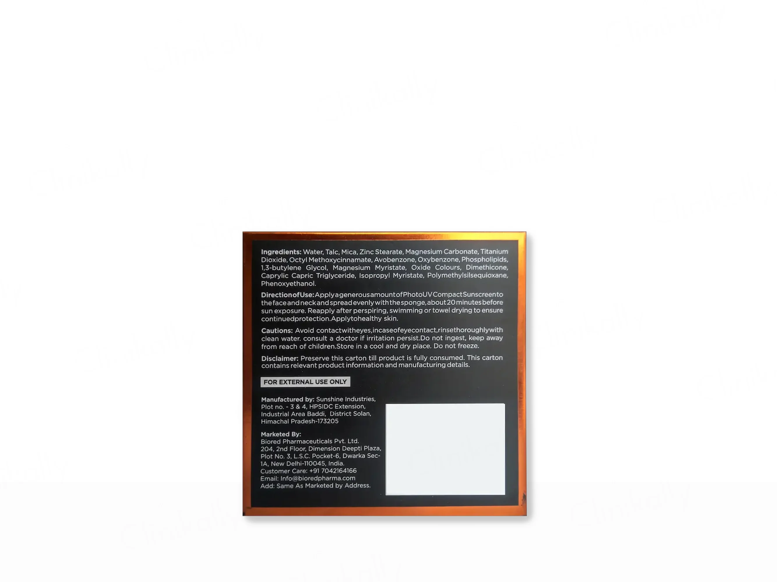 PhotoUV Compact Sunscreen SPF 50+ PA+++ - Image 3