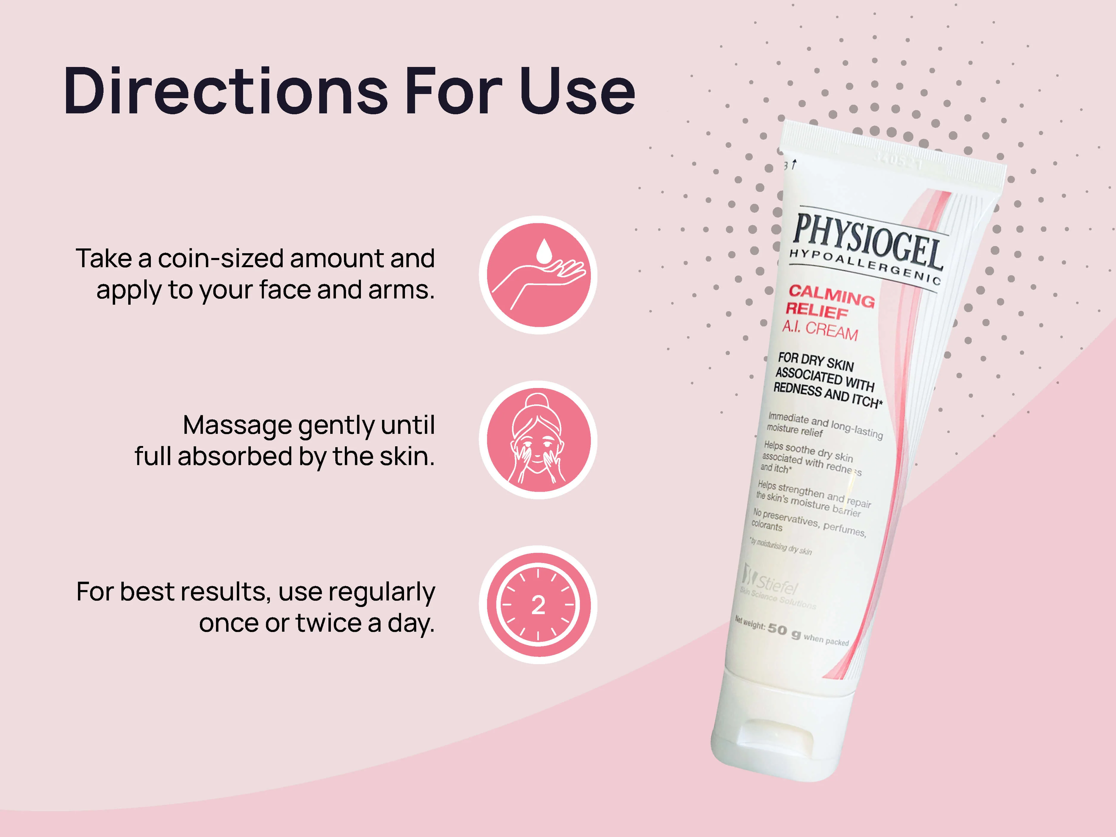 Physiogel Hypoallergenic Calming Relief A.I. Cream - Image 4