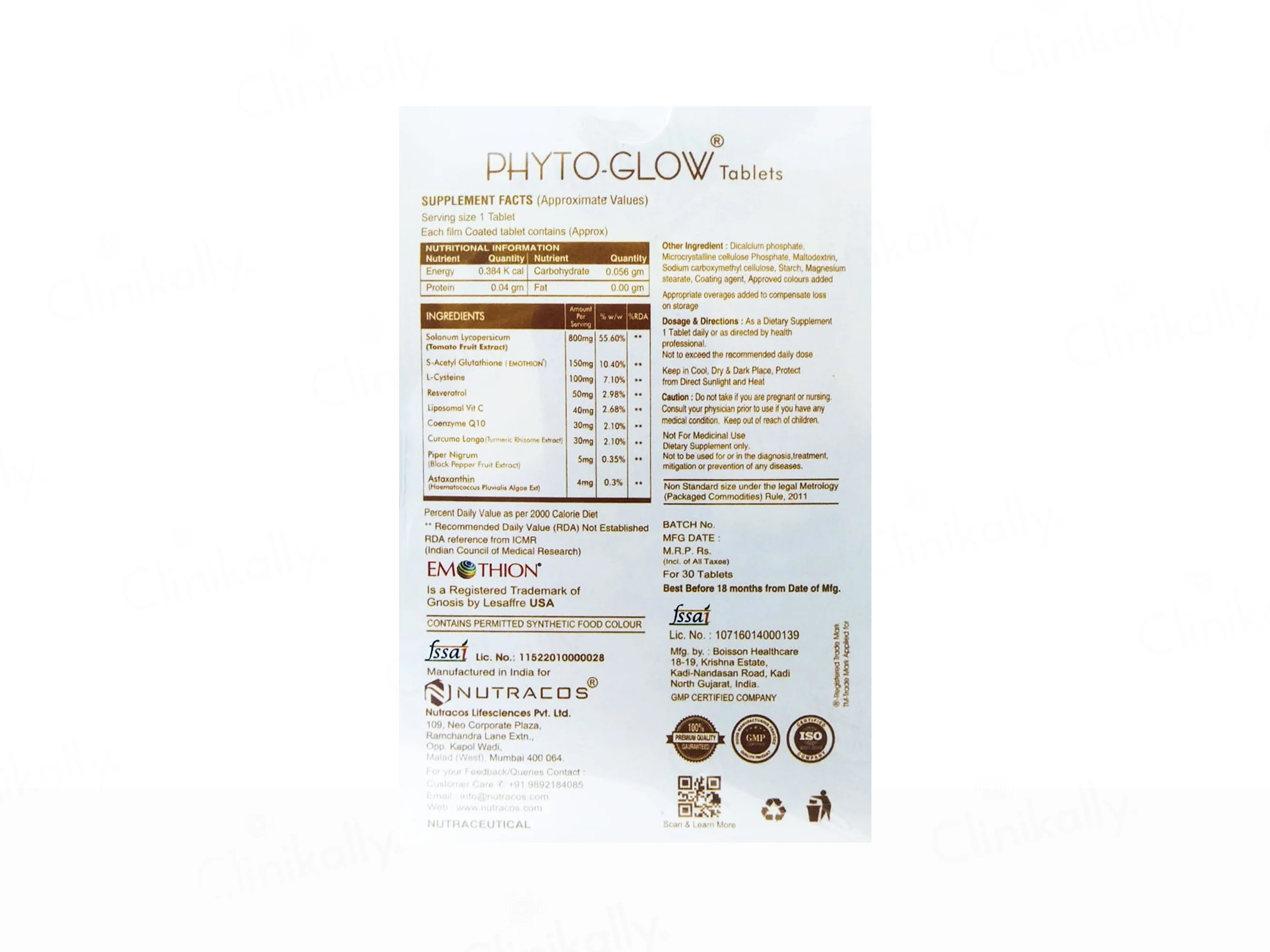 Phyto-Glow Skin Lightening Tablet - Image 2