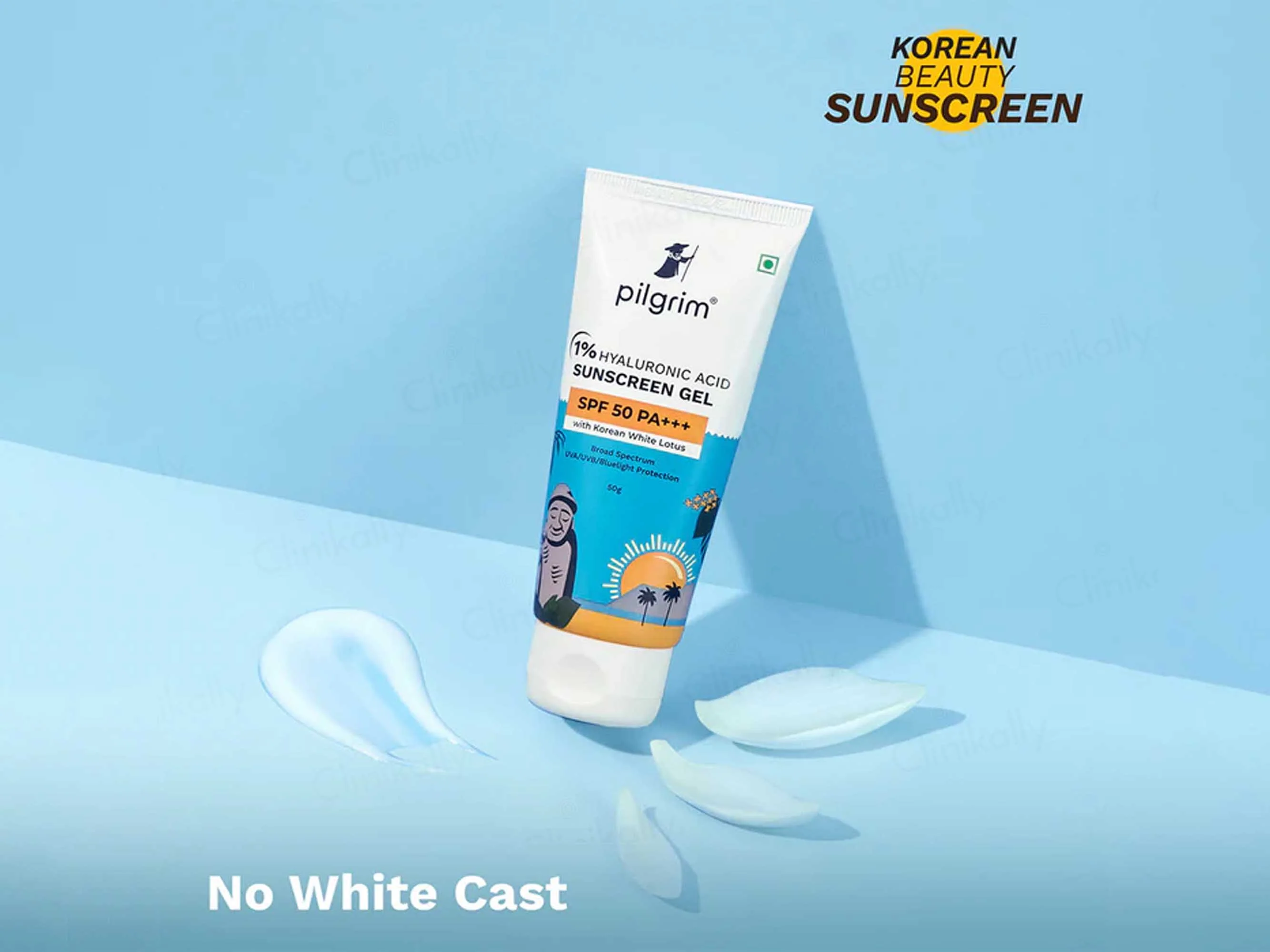 Pilgrim 1% Hyaluronic Acid Sunscreen Gel SPF 50 PA+++ - Image 3