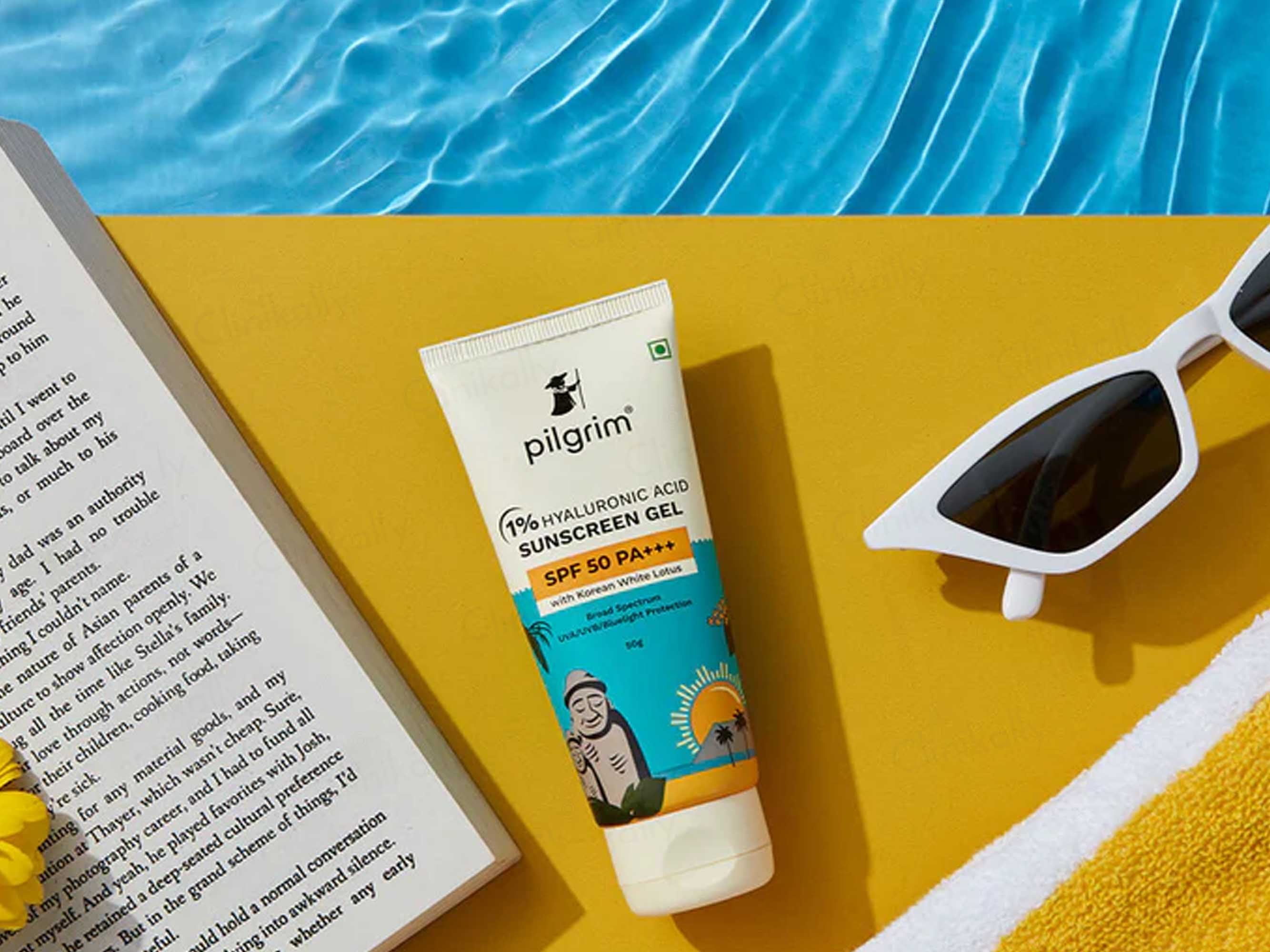 Pilgrim 1% Hyaluronic Acid Sunscreen Gel SPF 50 PA+++ - Image 5
