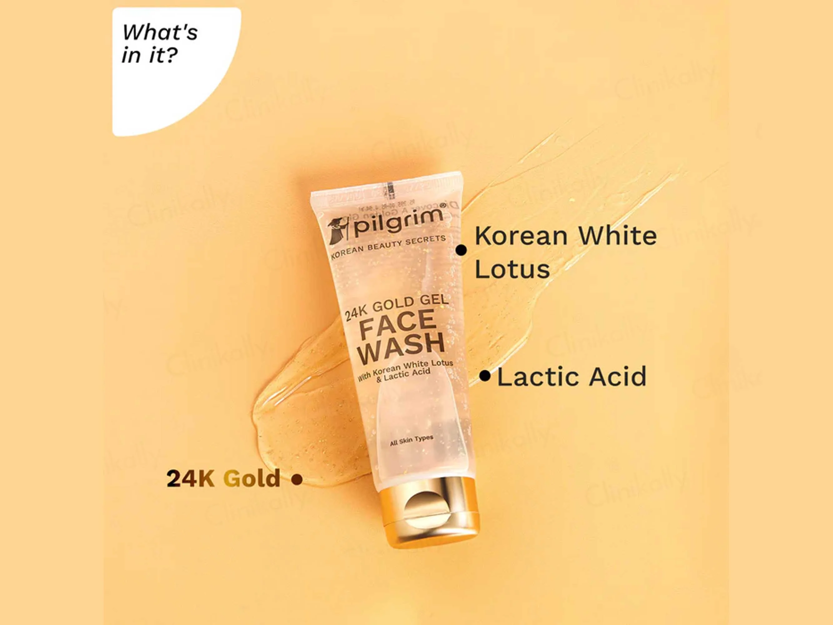 Pilgrim 24K Gold Gel Face Wash - Image 3