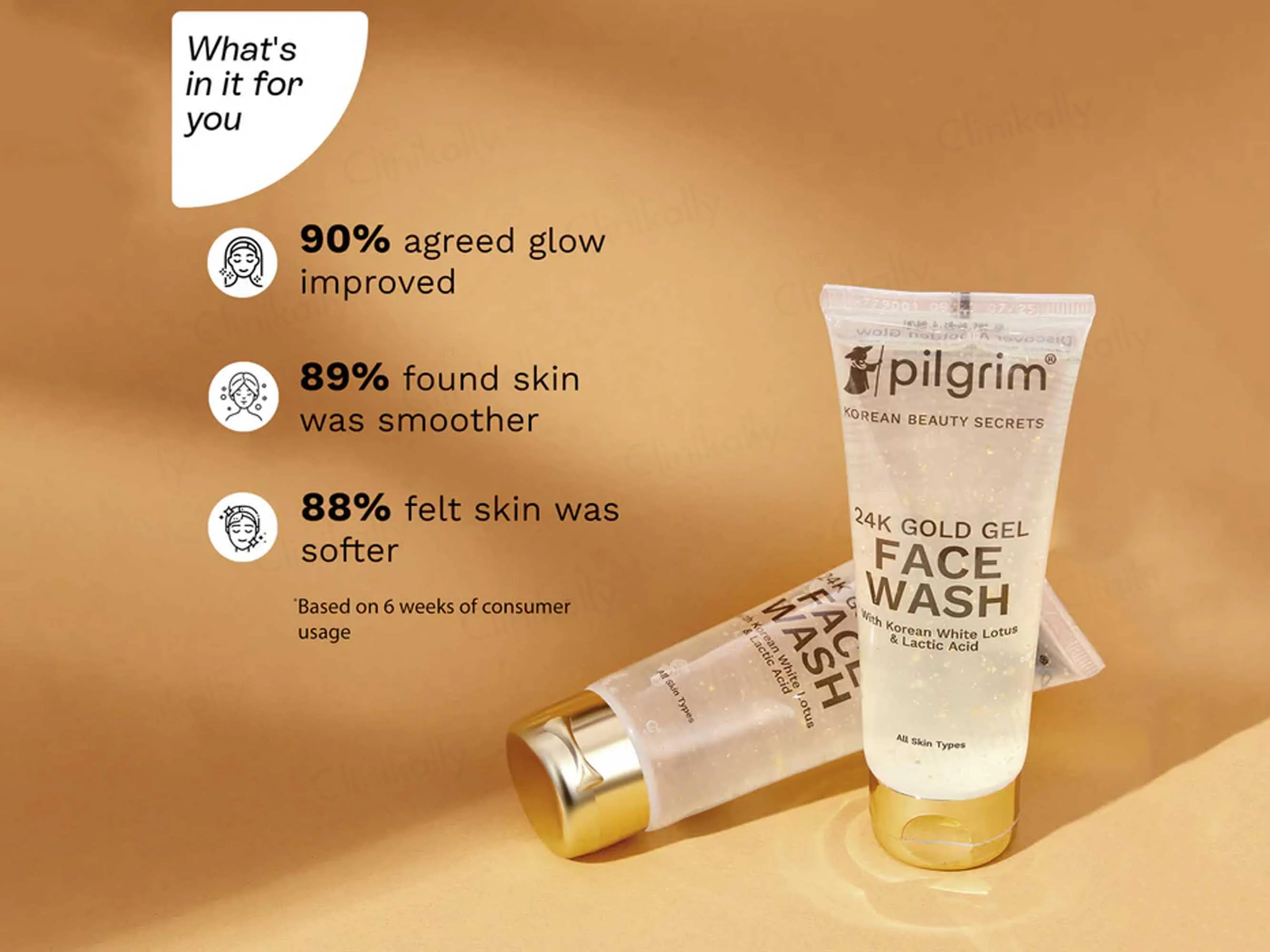 Pilgrim 24K Gold Gel Face Wash - Image 4