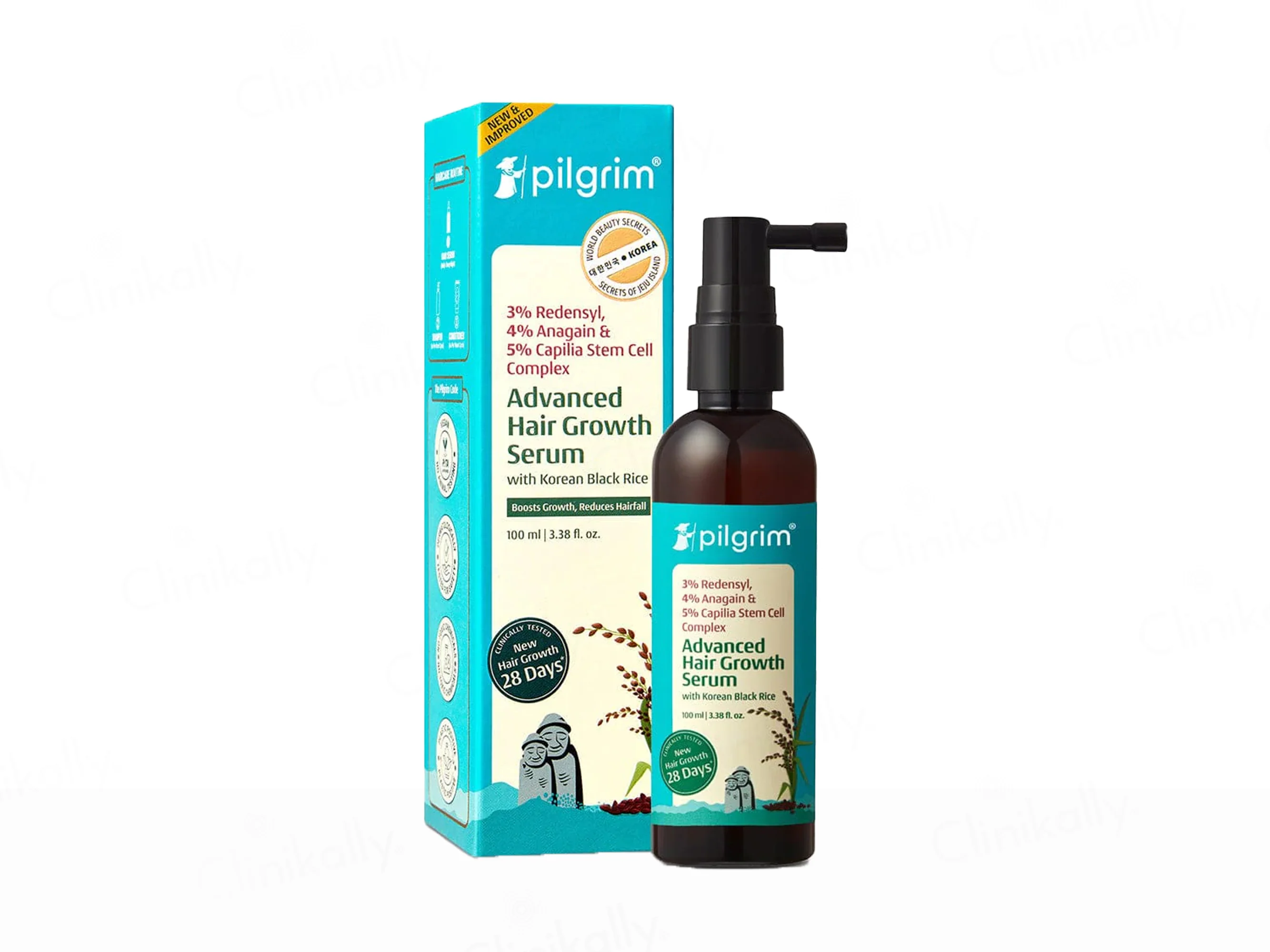 Pilgrim 3% Redensyl & 4% Anagain Advanced Hair Growth Serum With Korean Black Rice - Image 7