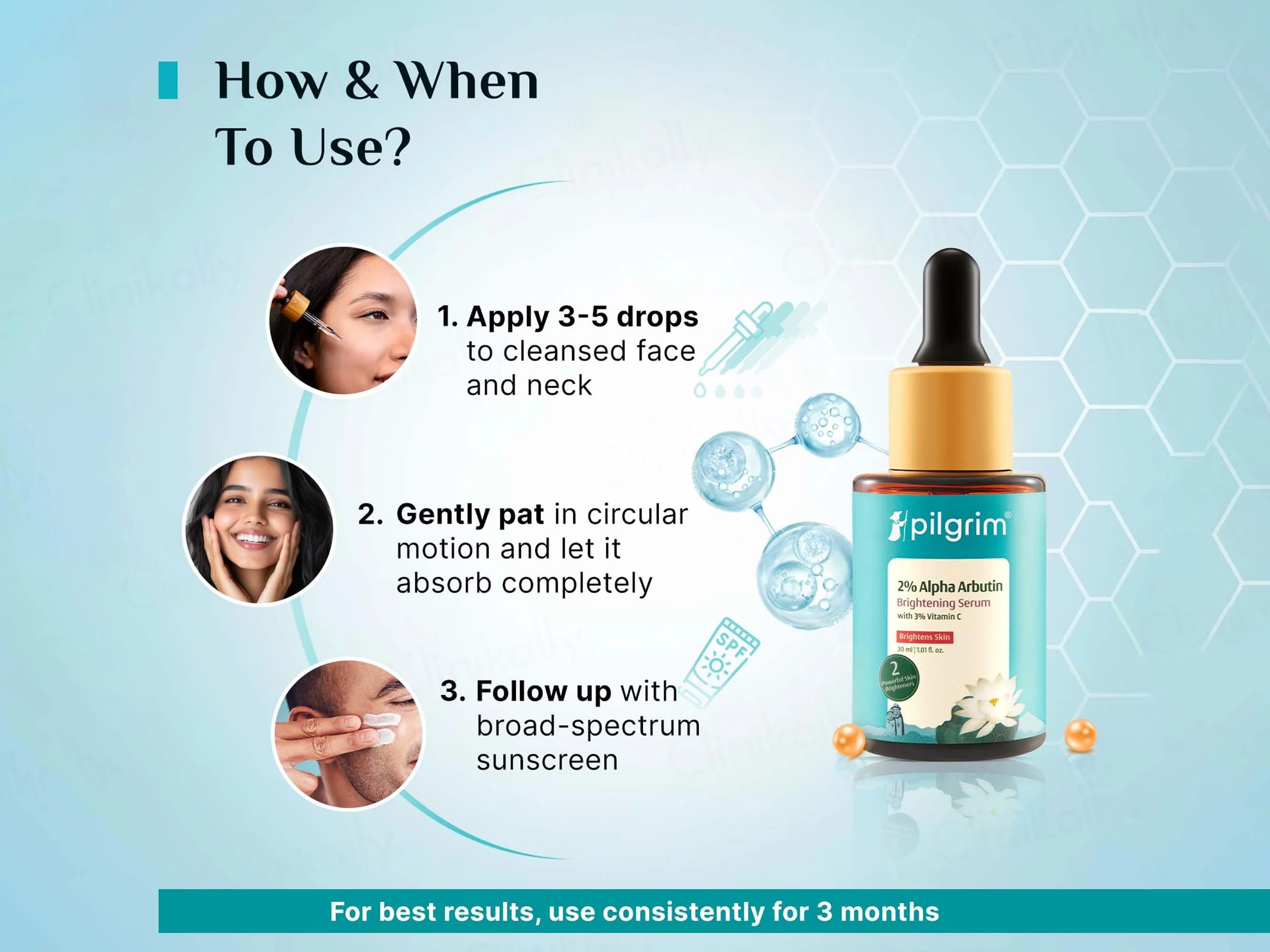 Pilgrim Alpha Arbutin & Vitamin C Brightening Serum - Image 8