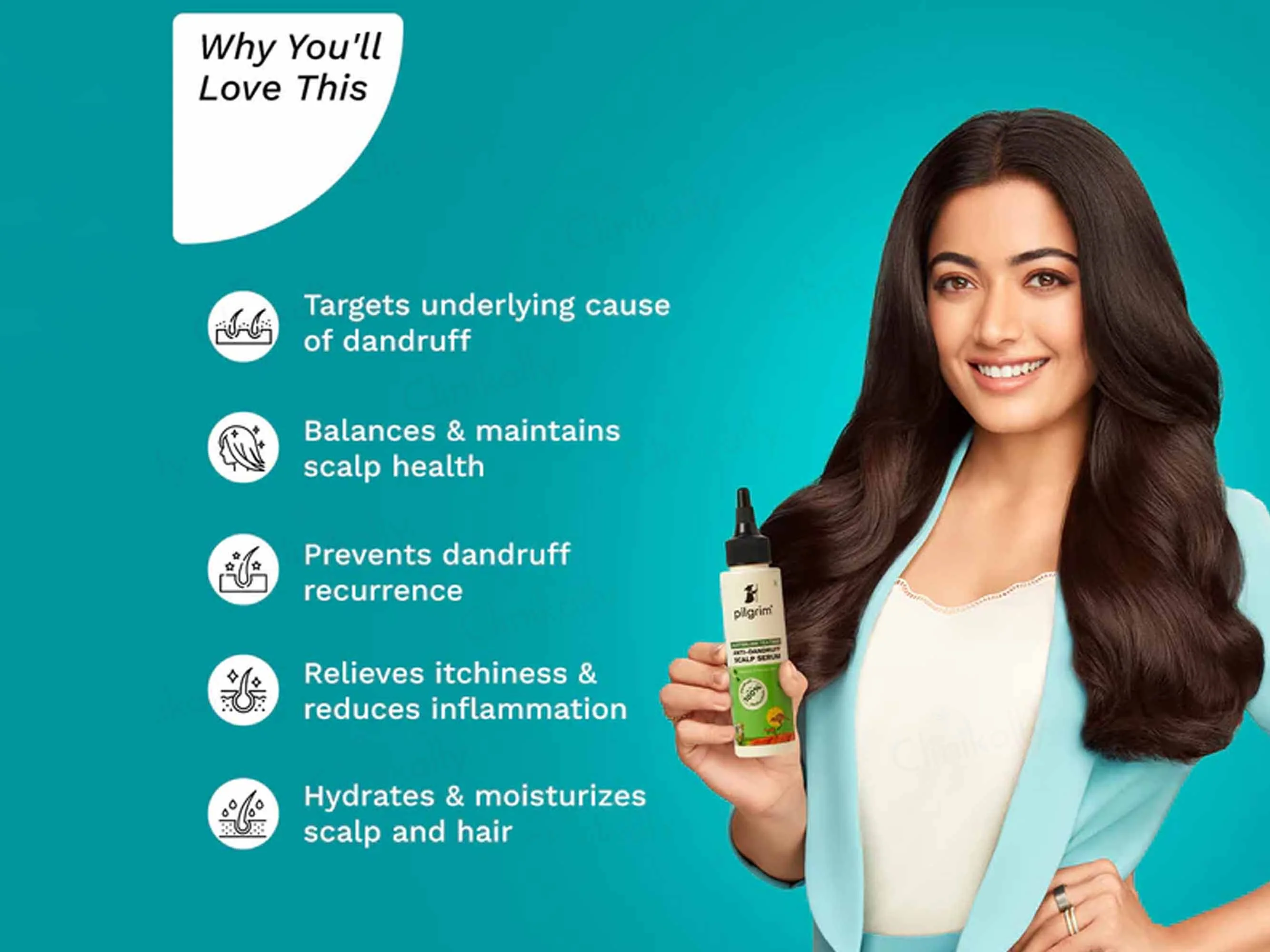 Pilgrim Australian Tea Tree Anti-Dandruff Scalp Serum - Image 3