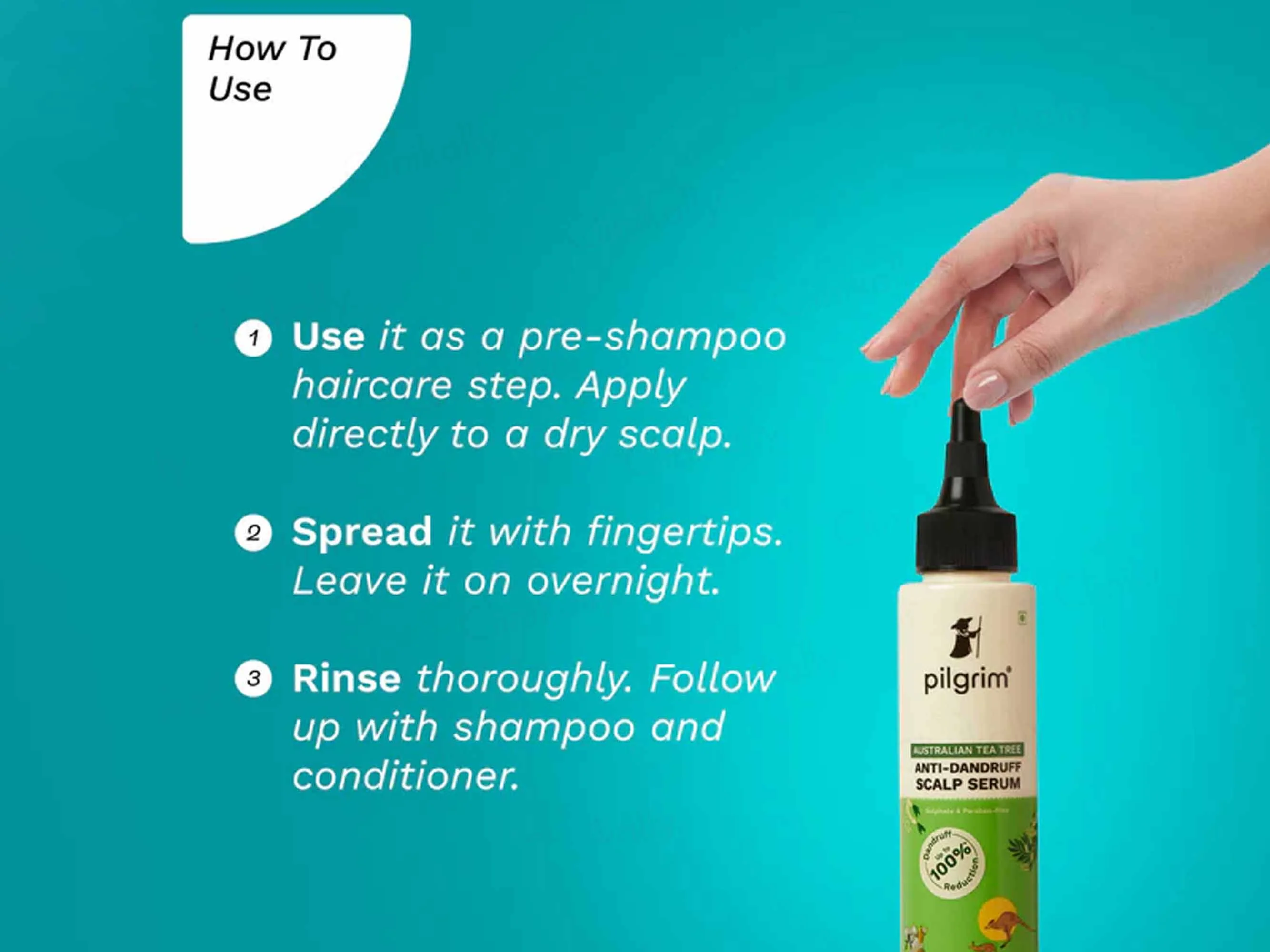 Pilgrim Australian Tea Tree Anti-Dandruff Scalp Serum - Image 7