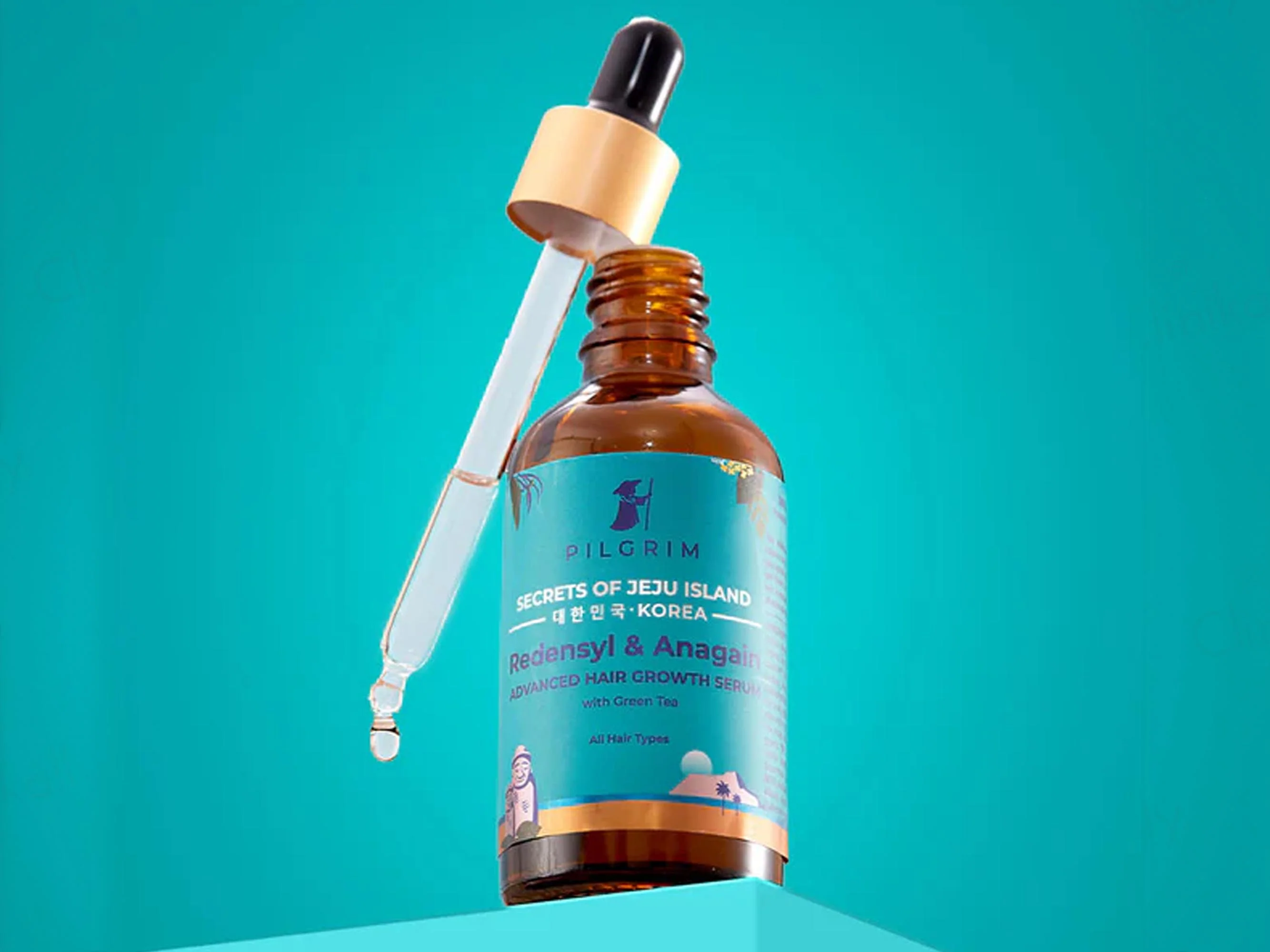 Pilgrim Redensyl & Anagain Advanced Hair Growth Serum With Green Tea - Image 2