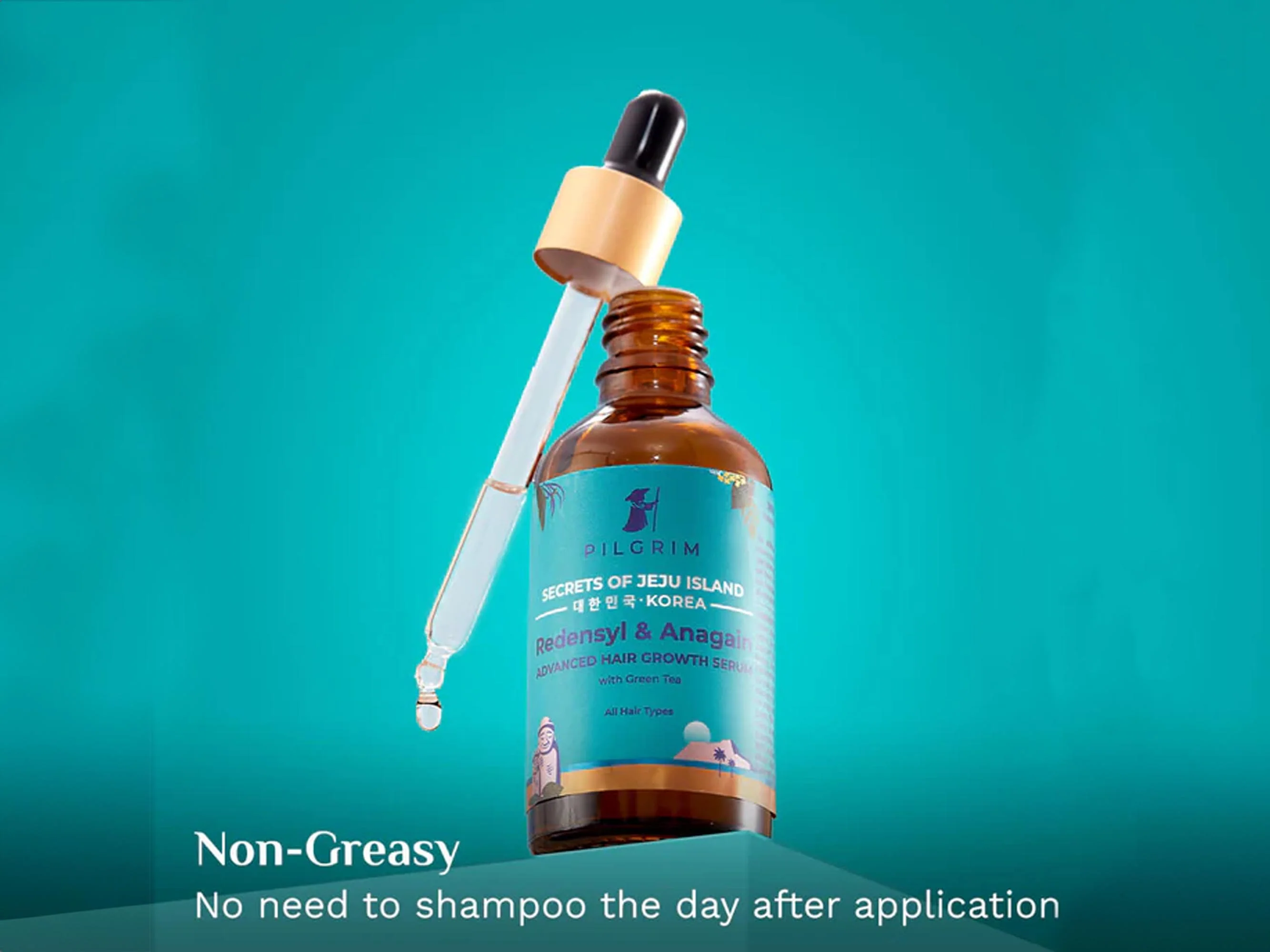Pilgrim Redensyl & Anagain Advanced Hair Growth Serum With Green Tea - Image 4