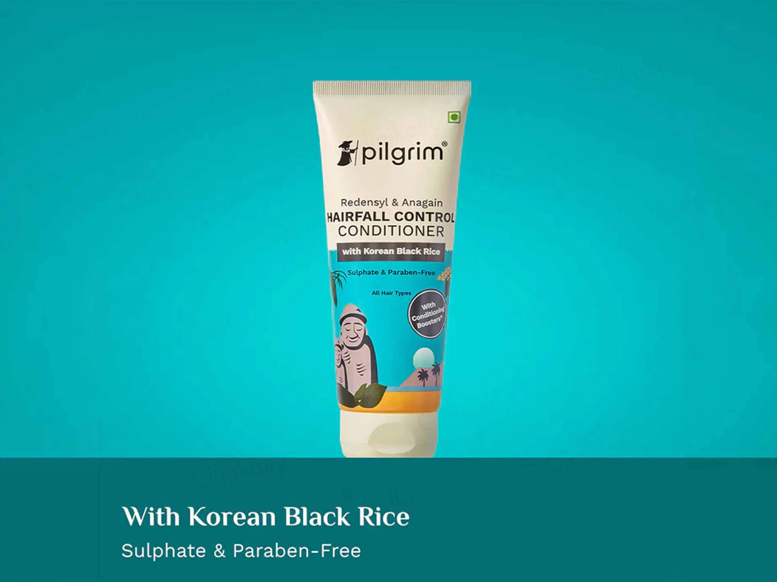 Pilgrim Redensyl & Anagain Hairfall Control Conditioner With Korean Black Rice - Image 2