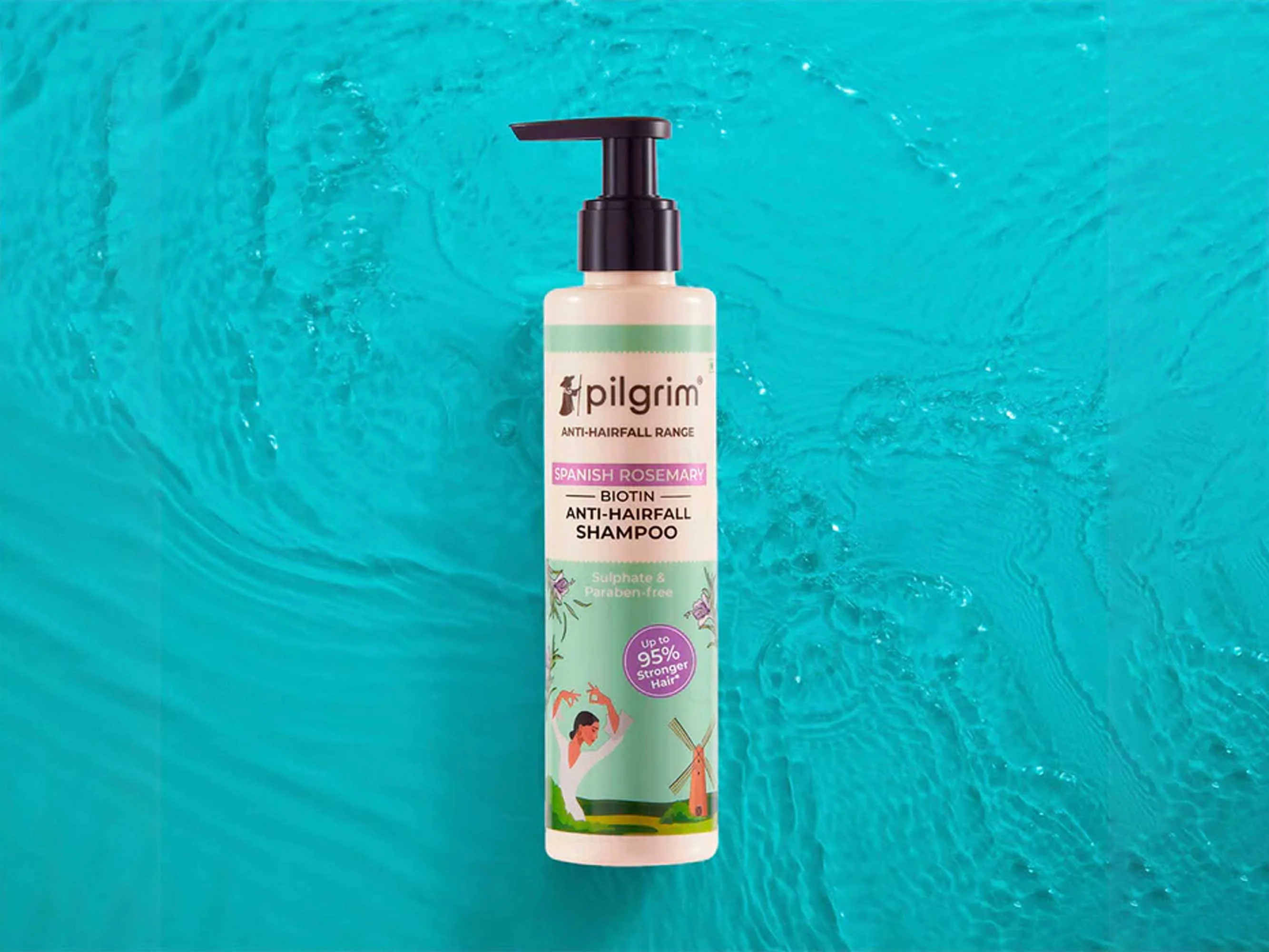 Pilgrim Spanish Rosemary & Biotin Anti-Hairfall Shampoo - Image 6