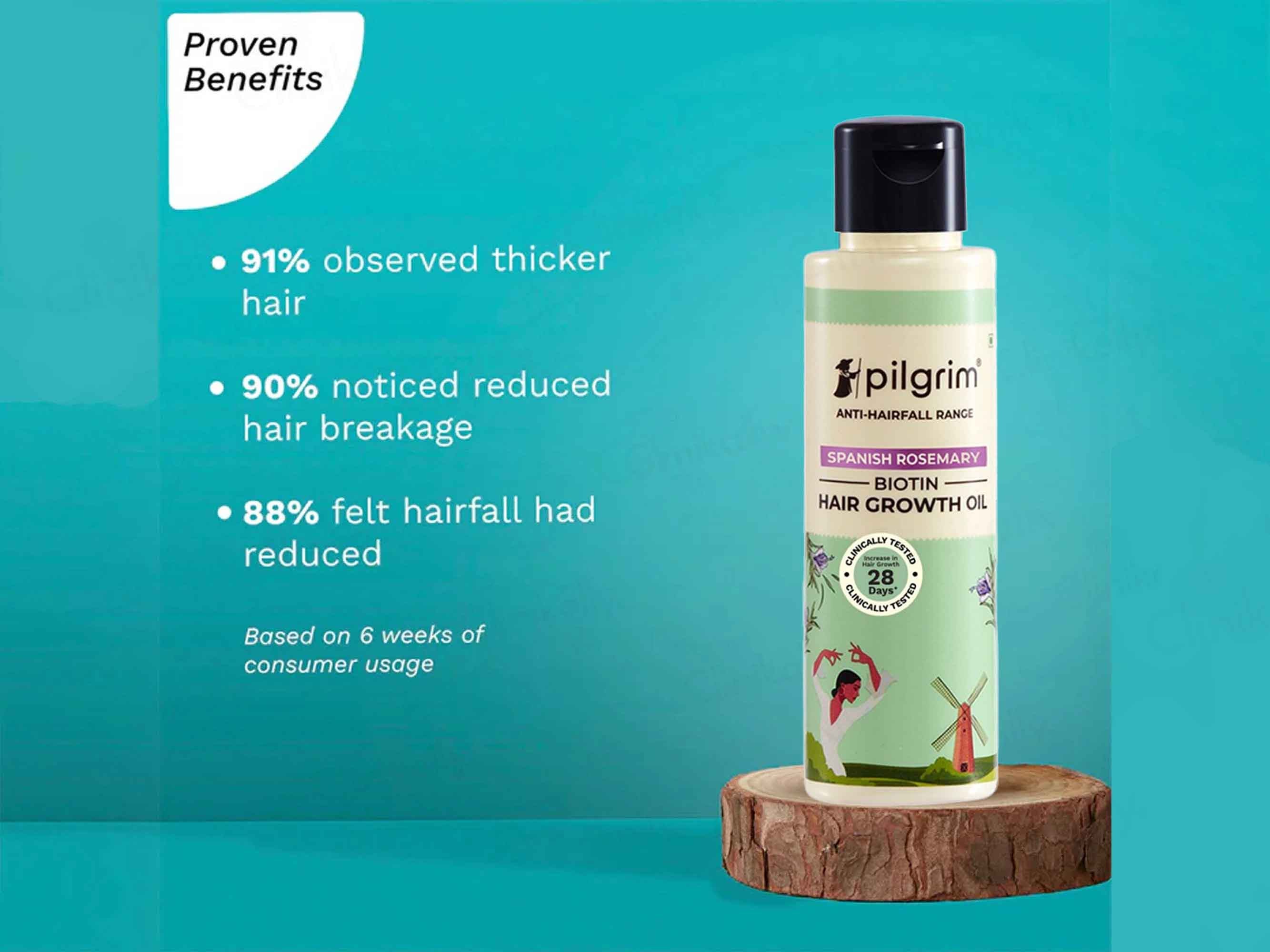 Pilgrim Spanish Rosemary & Biotin Hair Growth Oil - Image 5