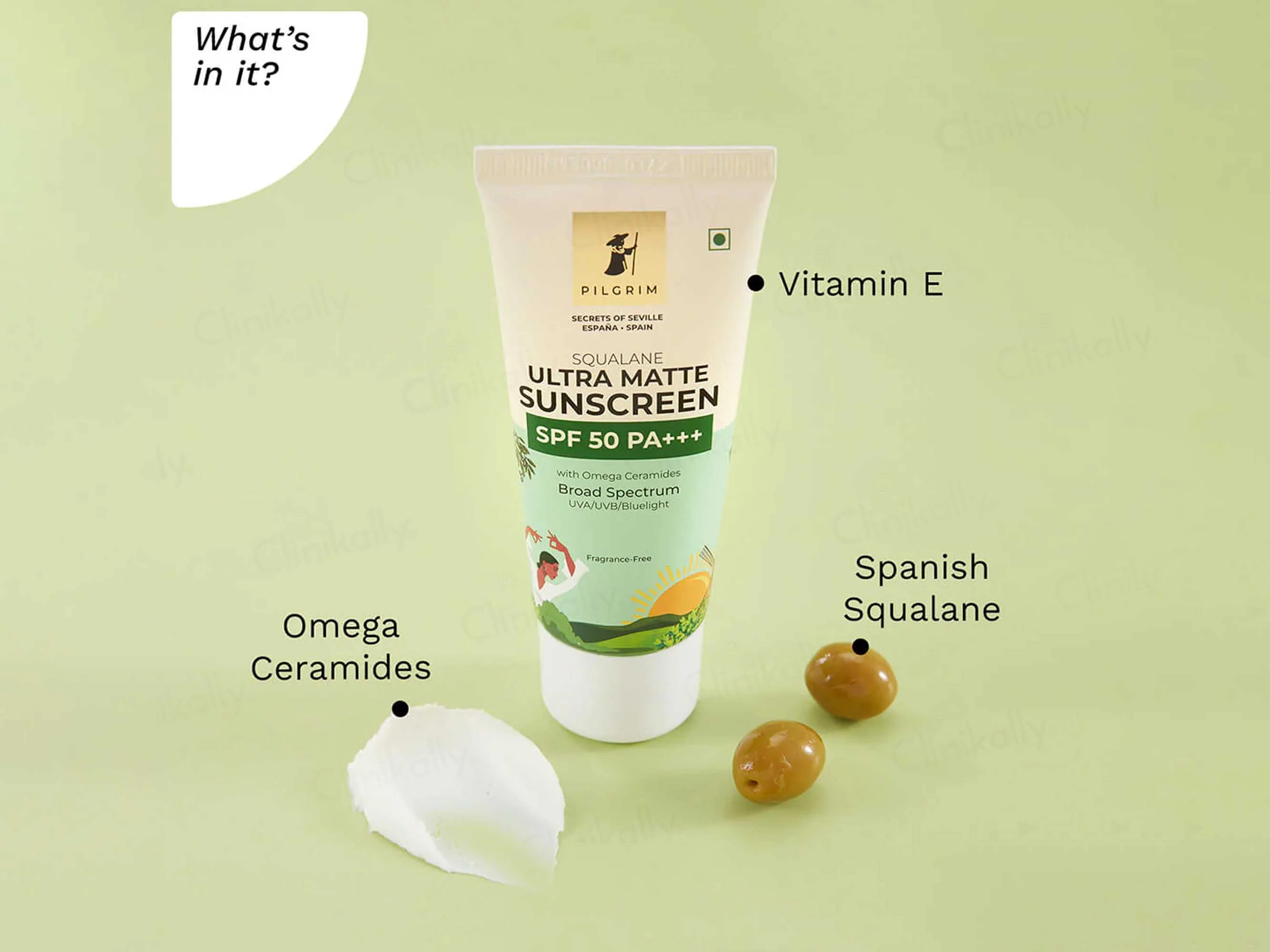 Pilgrim Squalane Ultra Matte Sunscreen SPF 50 PA+++ - Image 3