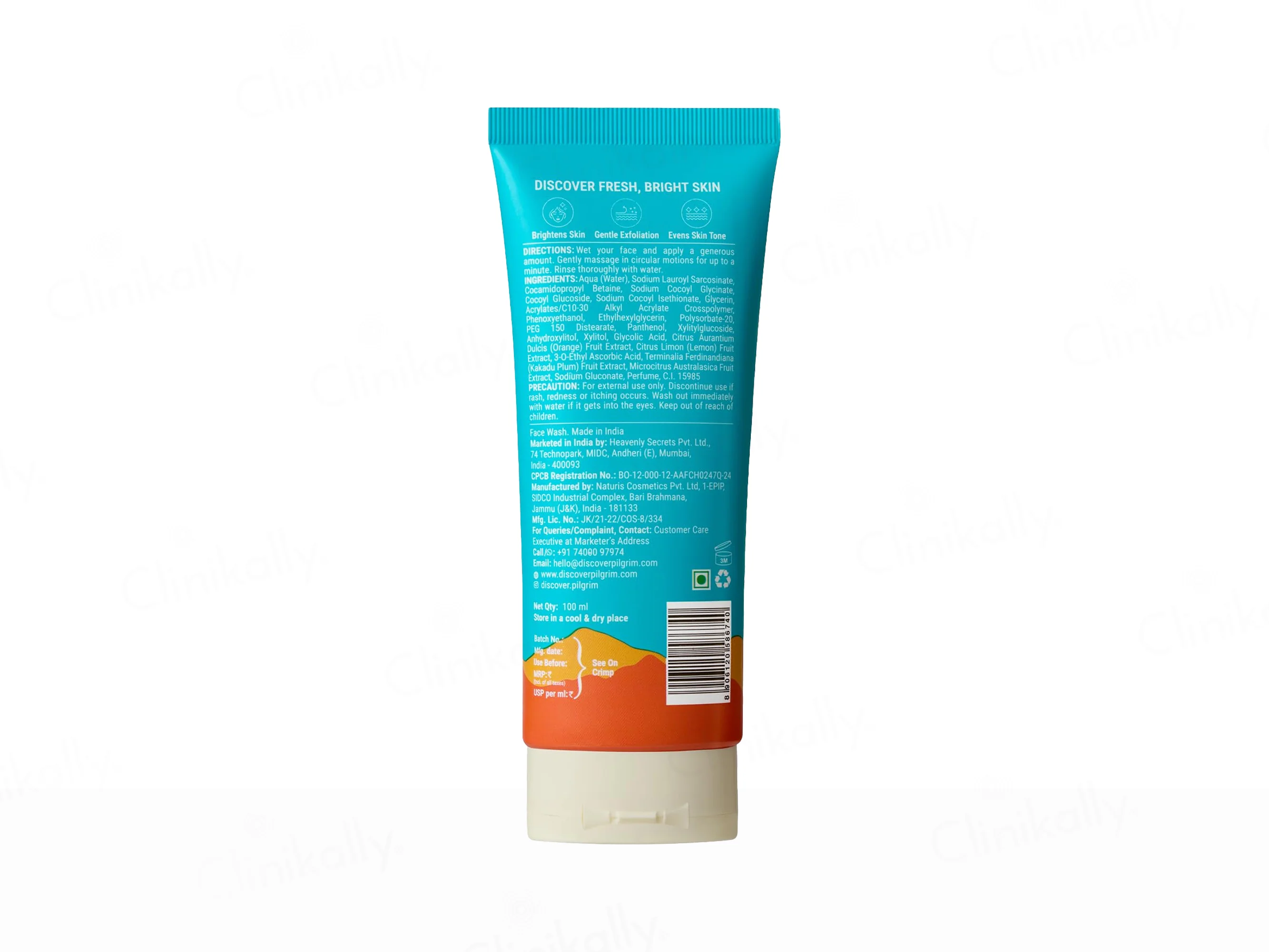 Pilgrim Vitamin C Brightening Gel Face Wash - Image 6