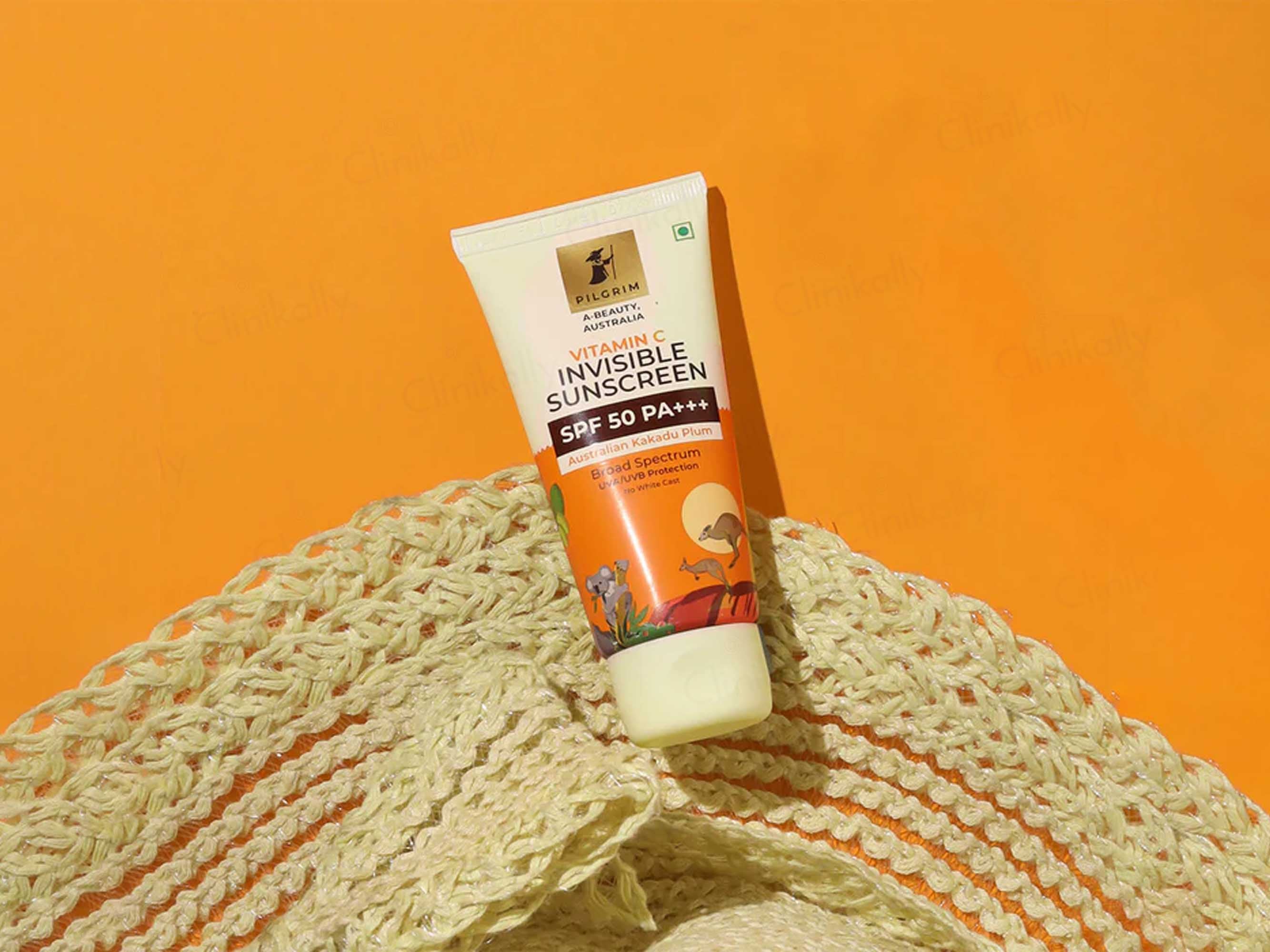 Pilgrim Vitamin C Invisible Sunscreen SPF 50 PA+++ - Image 2