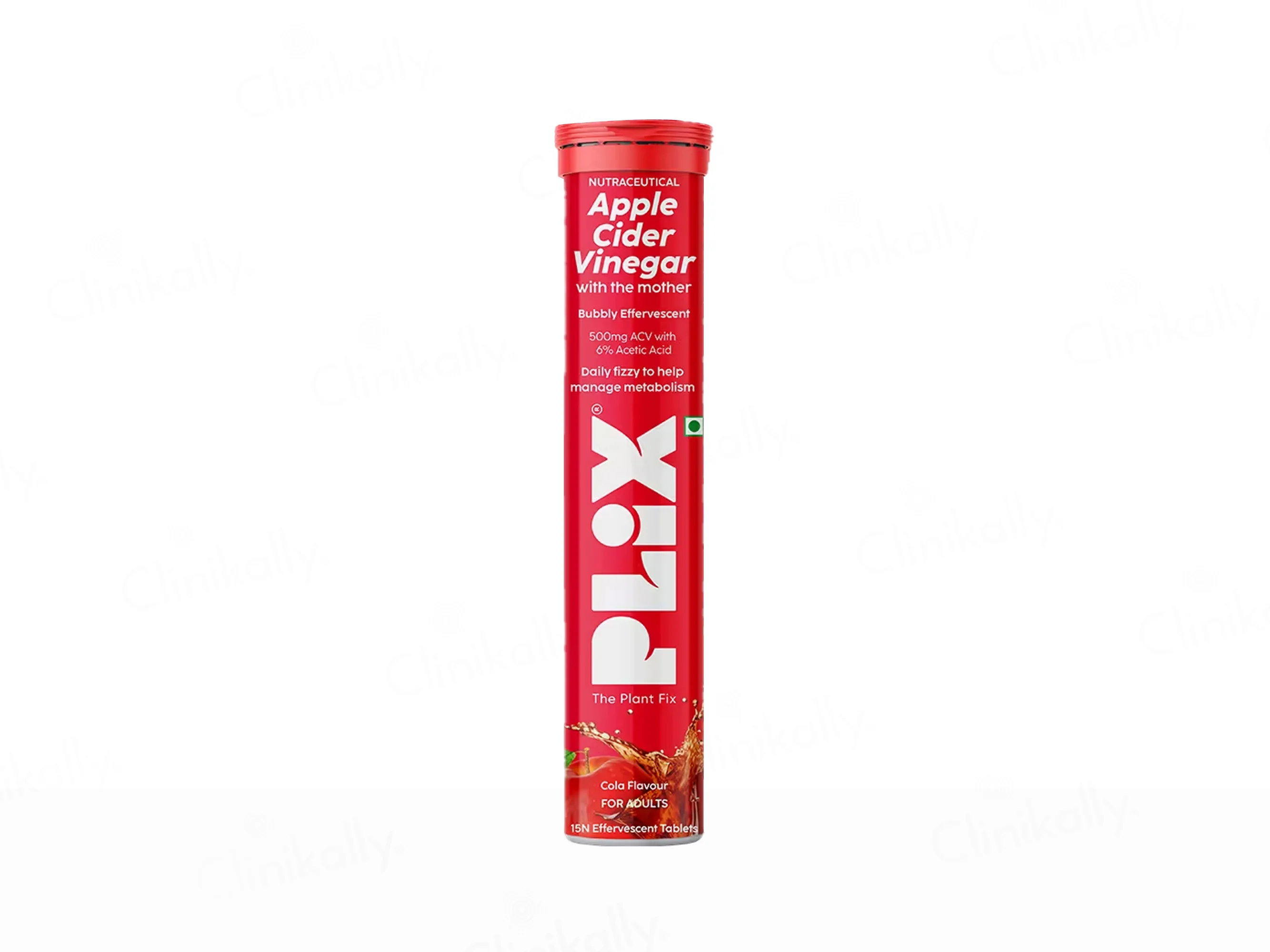 Plix Apple Cider Vinegar Effervescent Tablet