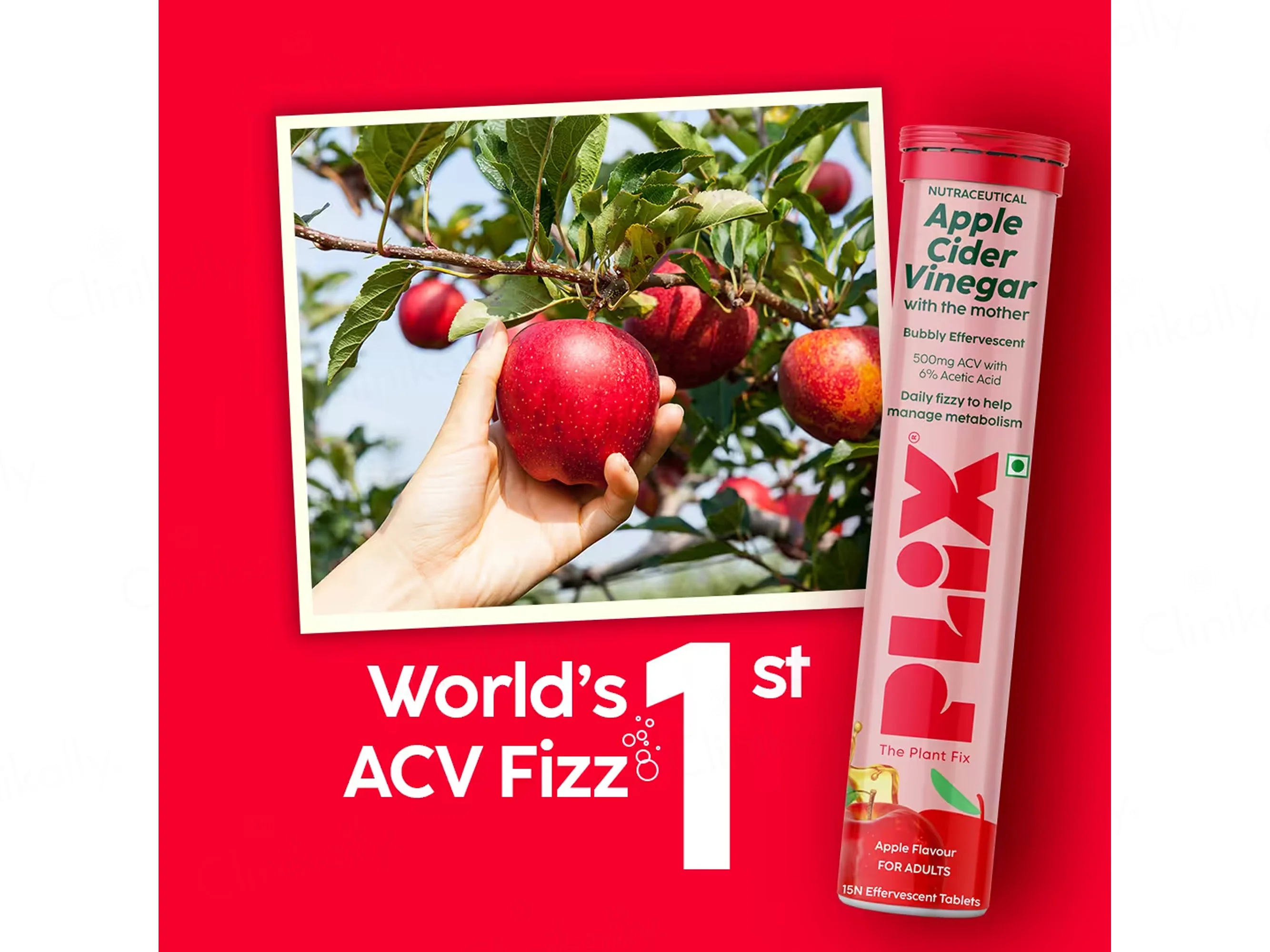 Plix Apple Cider Vinegar Effervescent Tablet - Image 11